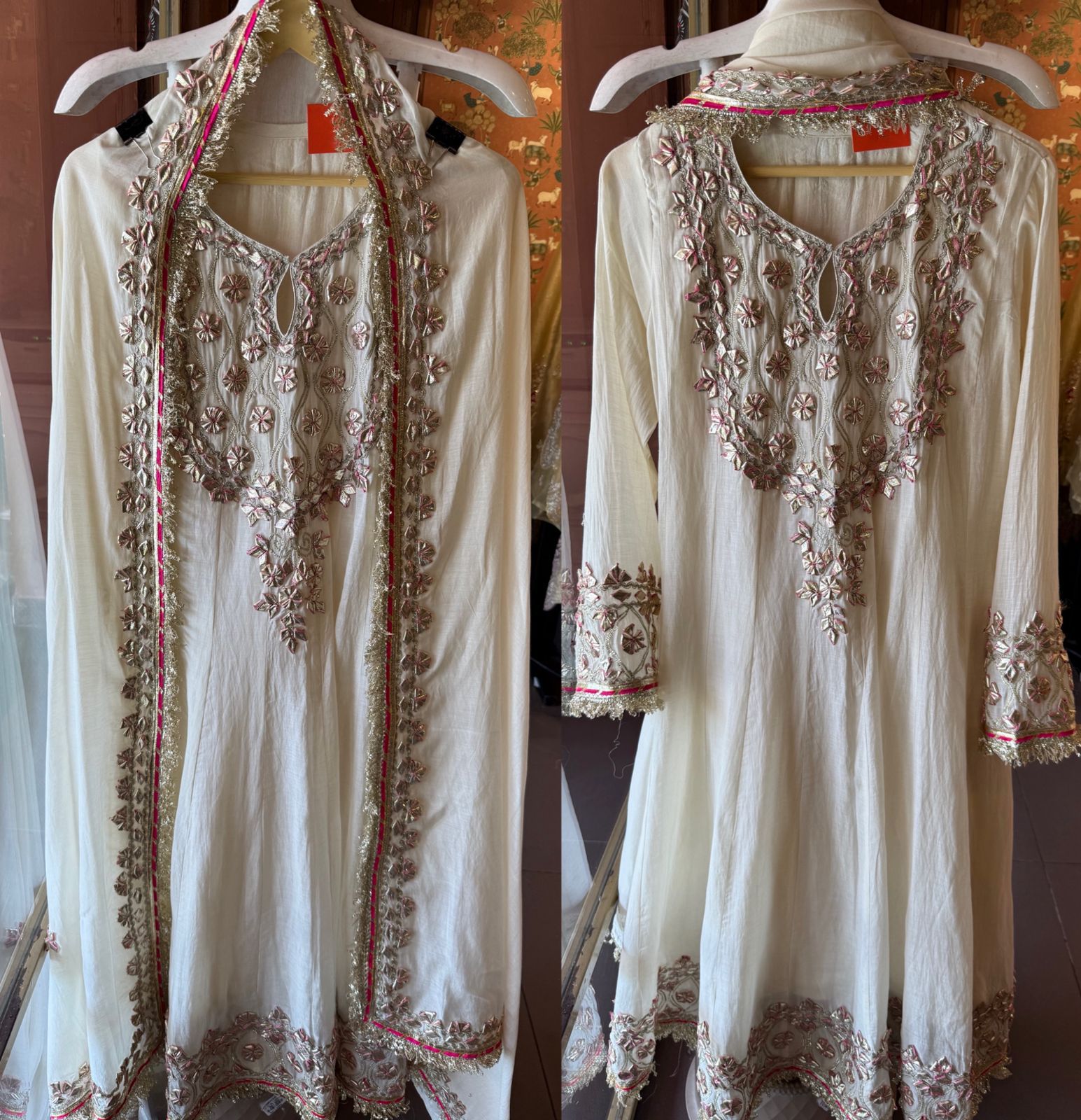 Elegant Mul cotton Anarkali suit