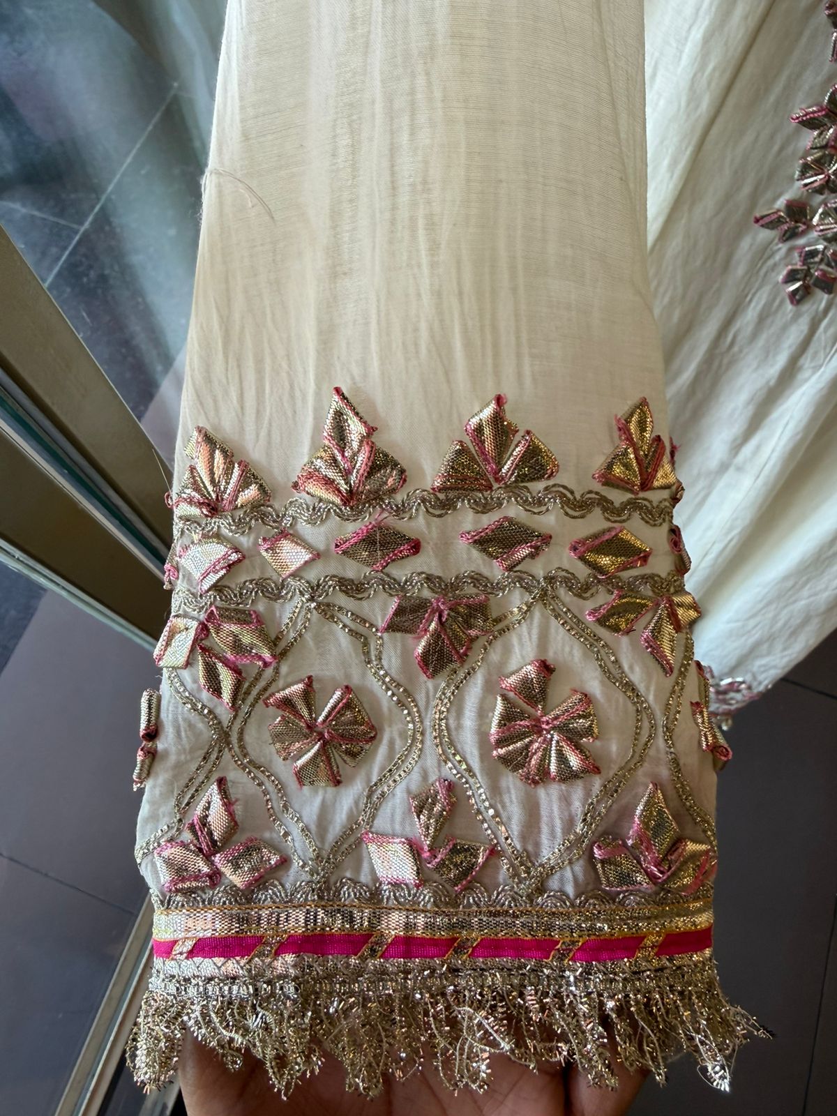 Elegant Mul cotton Anarkali suit