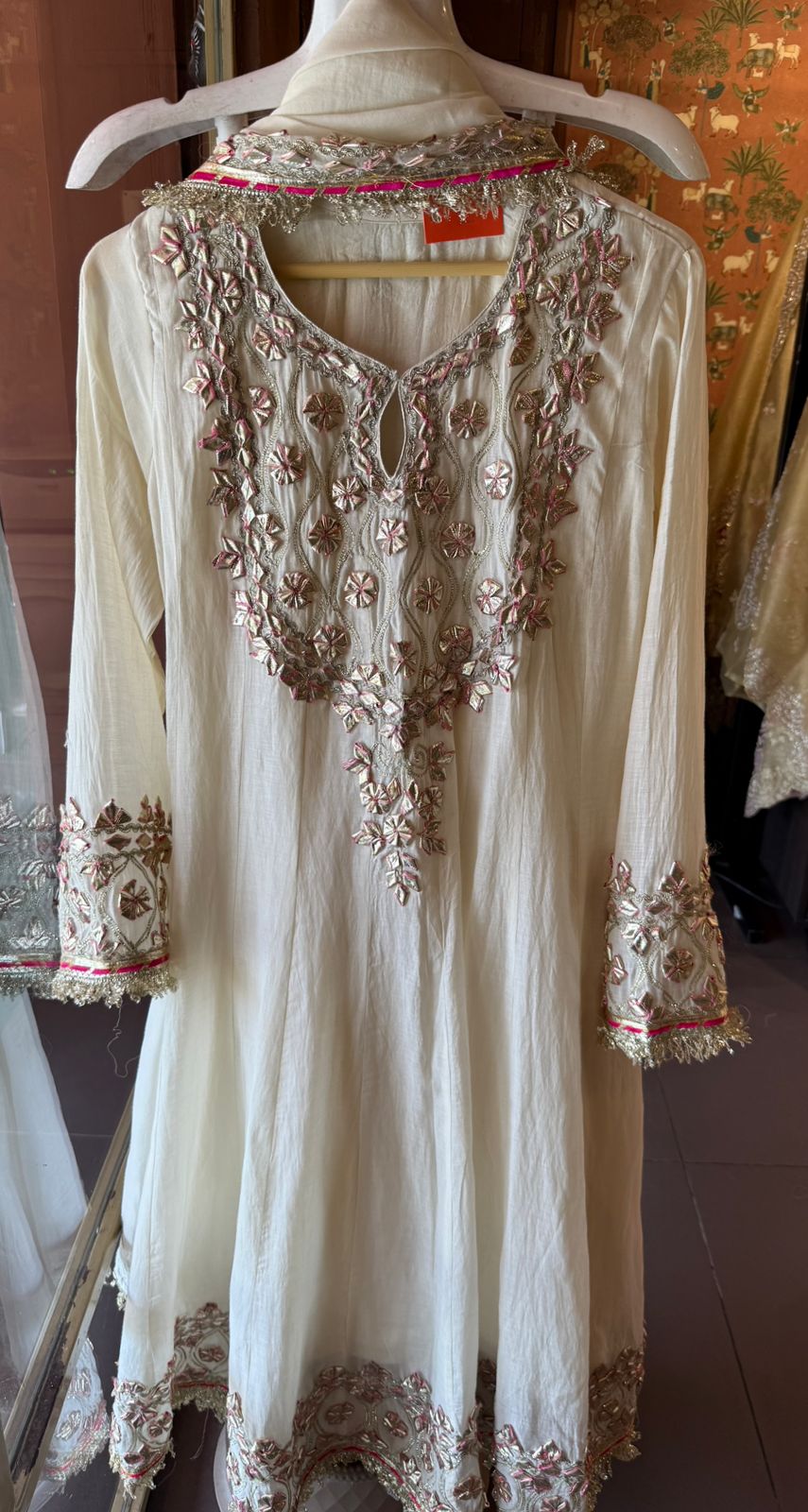 Elegant Mul cotton Anarkali suit