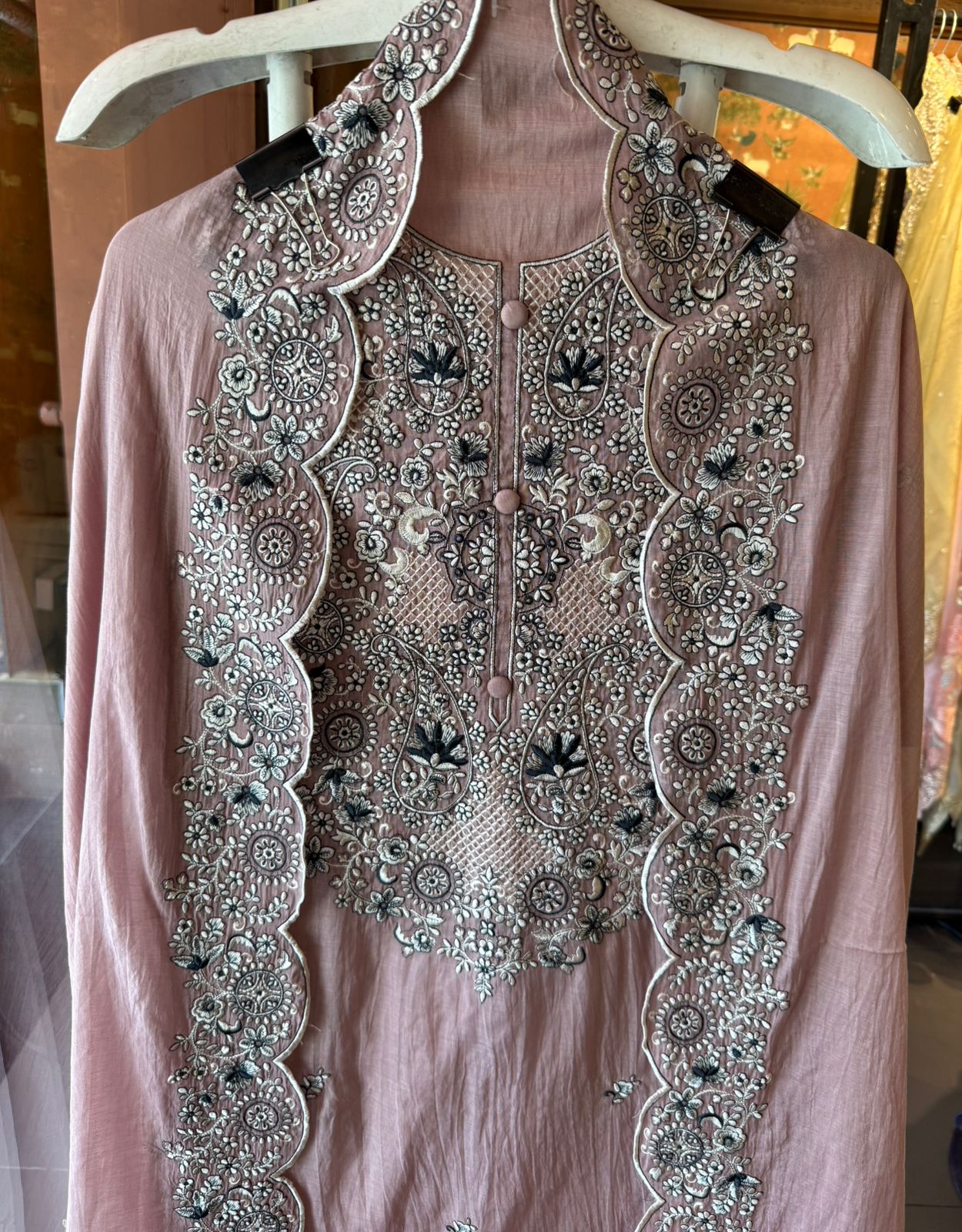 Floral and paisley motif  Suit