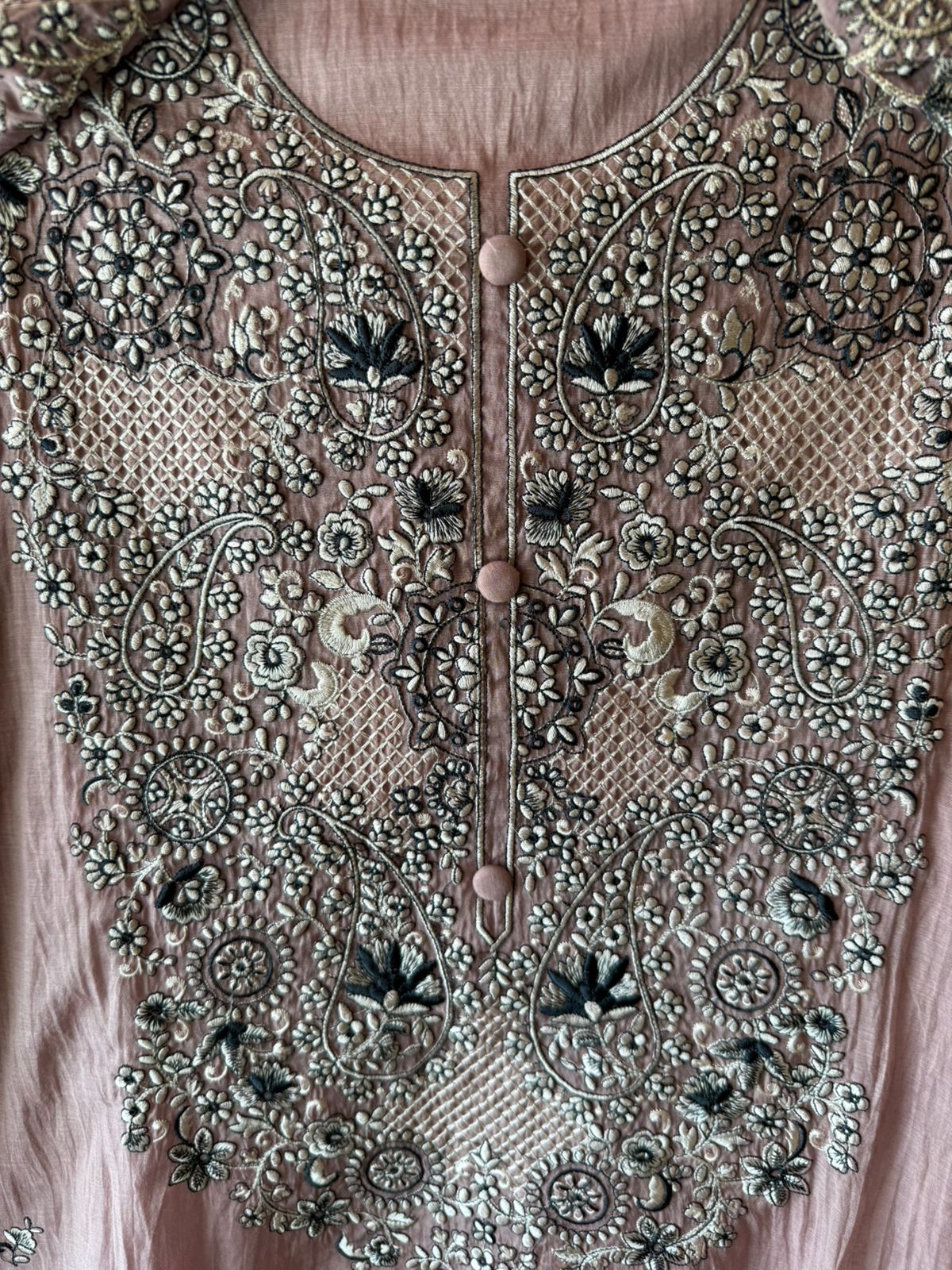 Floral and paisley motif  Suit