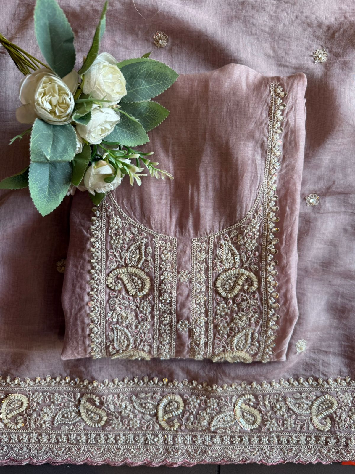 Heavy festive wear Suit set with dupatta