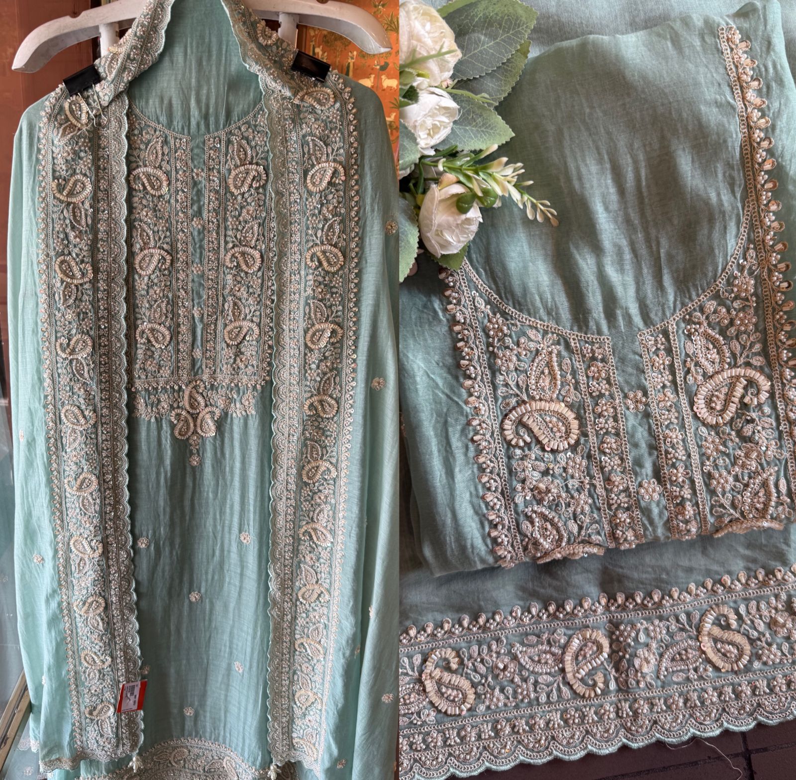 Heavy festive wear Suit set with dupatta