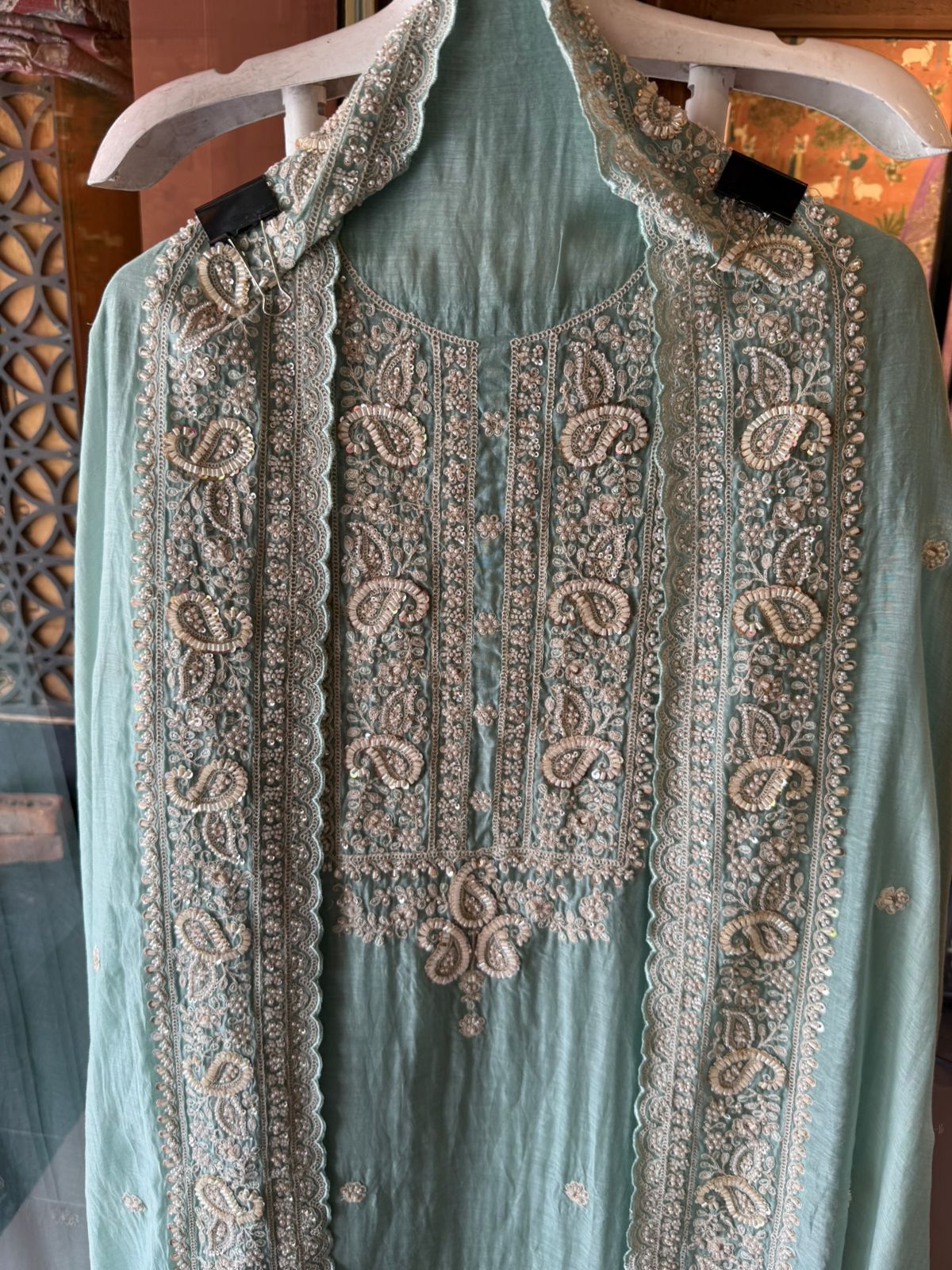 Heavy festive wear Suit set with dupatta