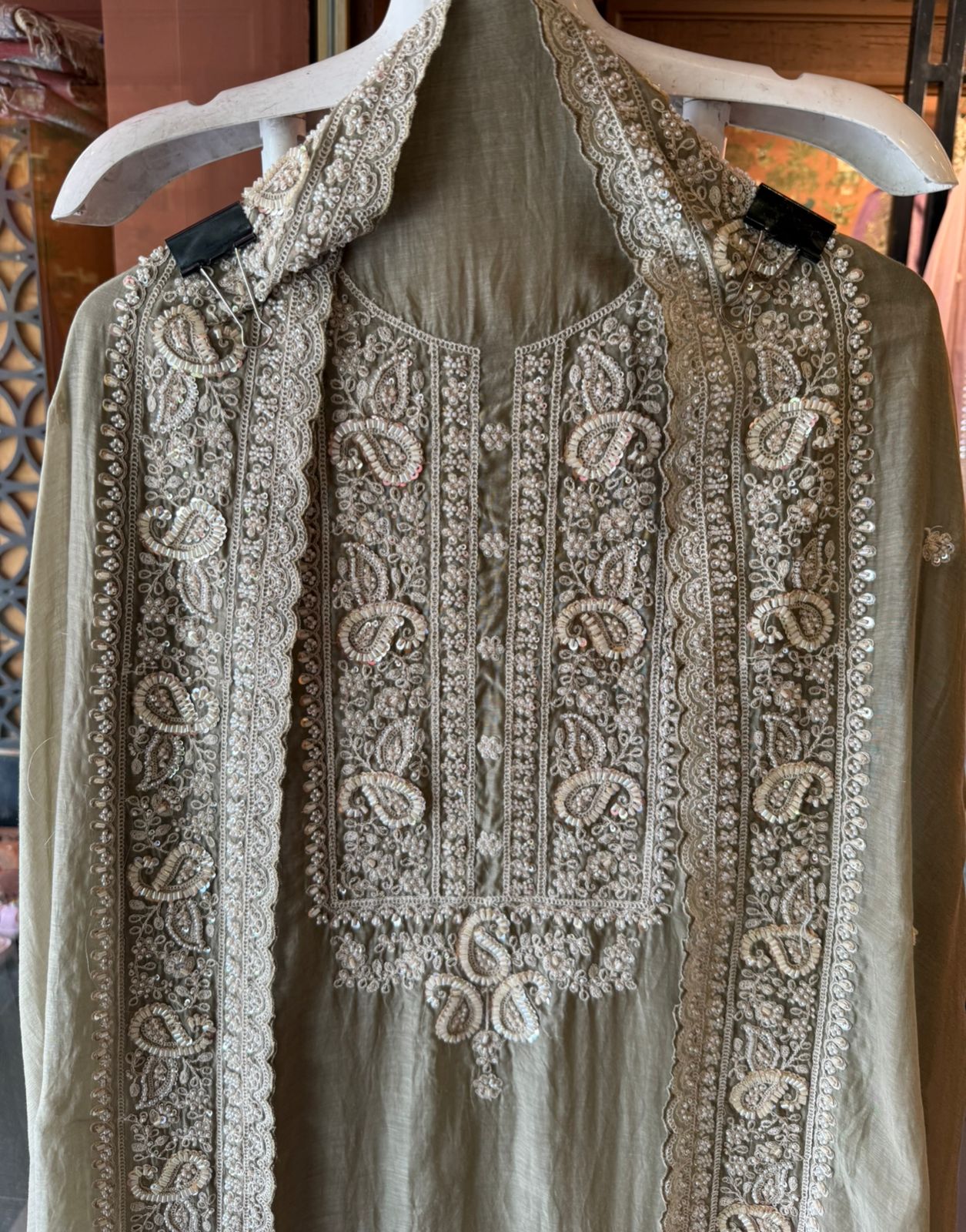 Heavy festive wear Suit set with dupatta