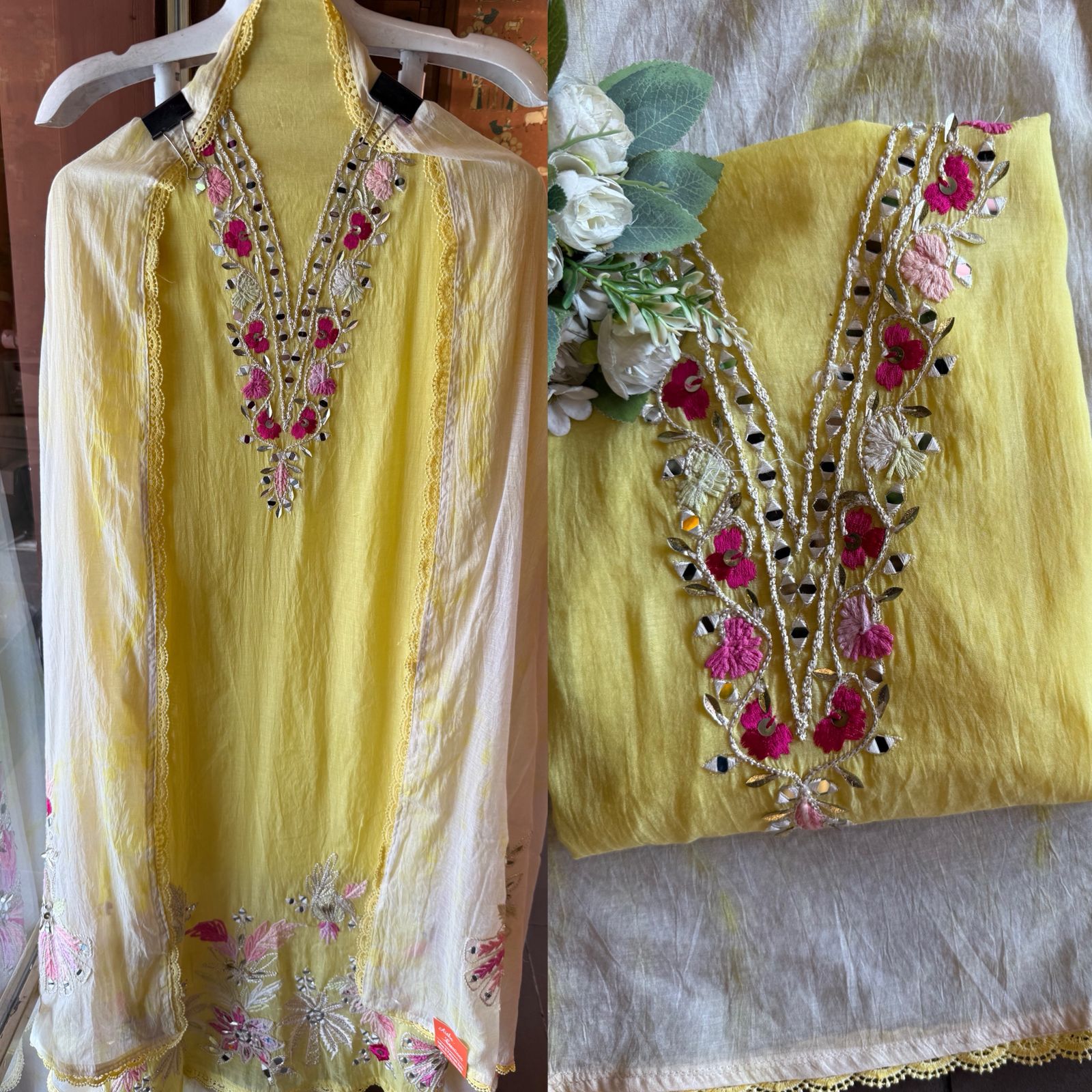 Designer Mul cotton Suit set