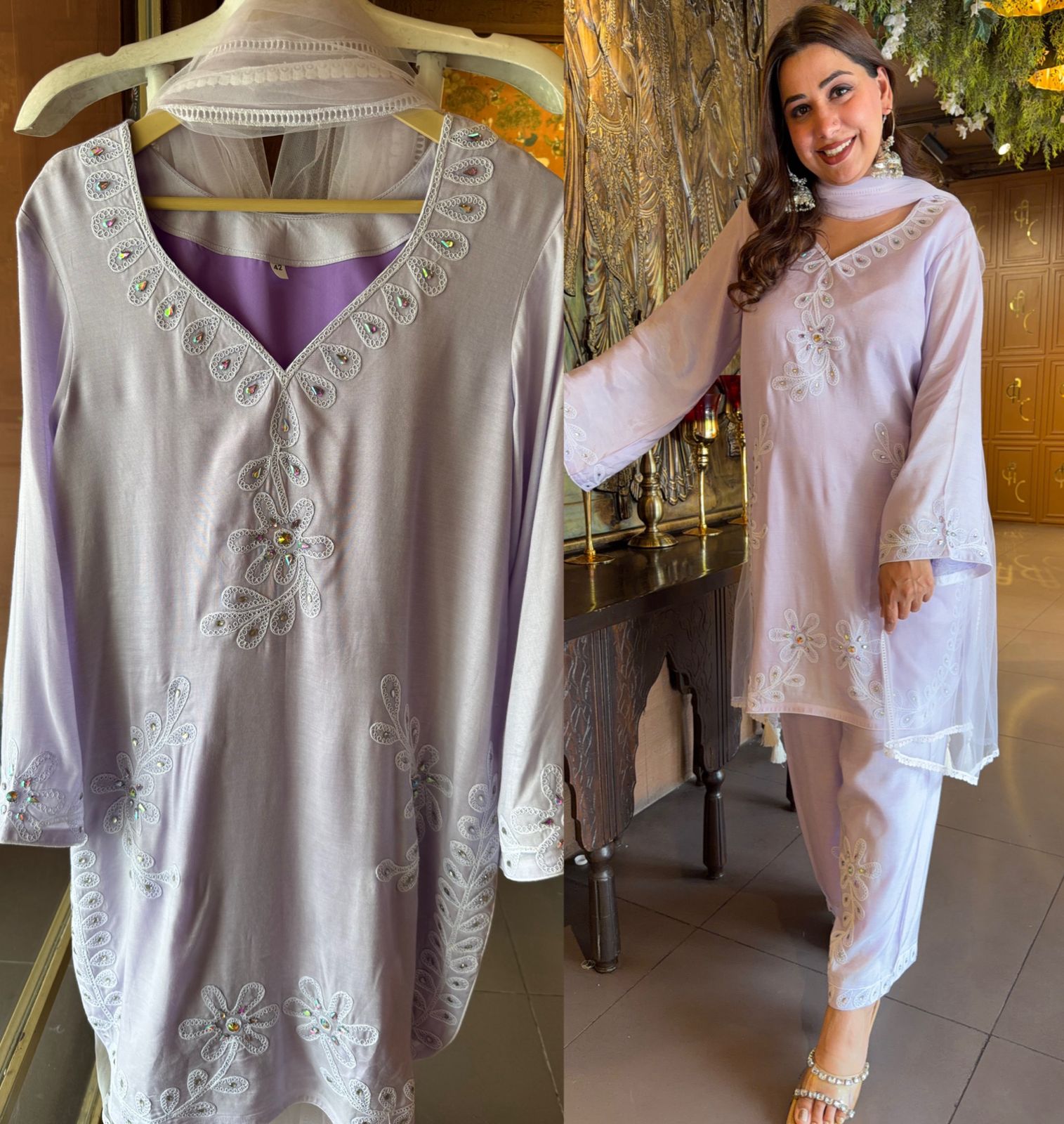 Embroidered Kurta Set