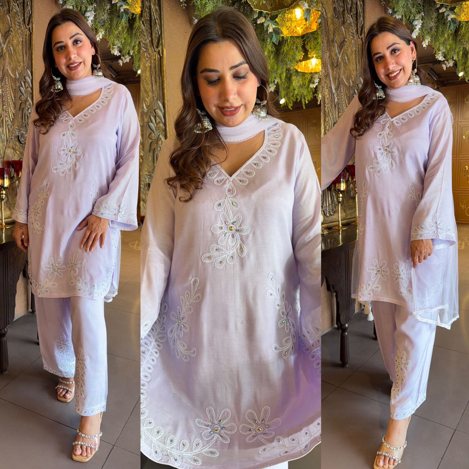 Embroidered Kurta Set