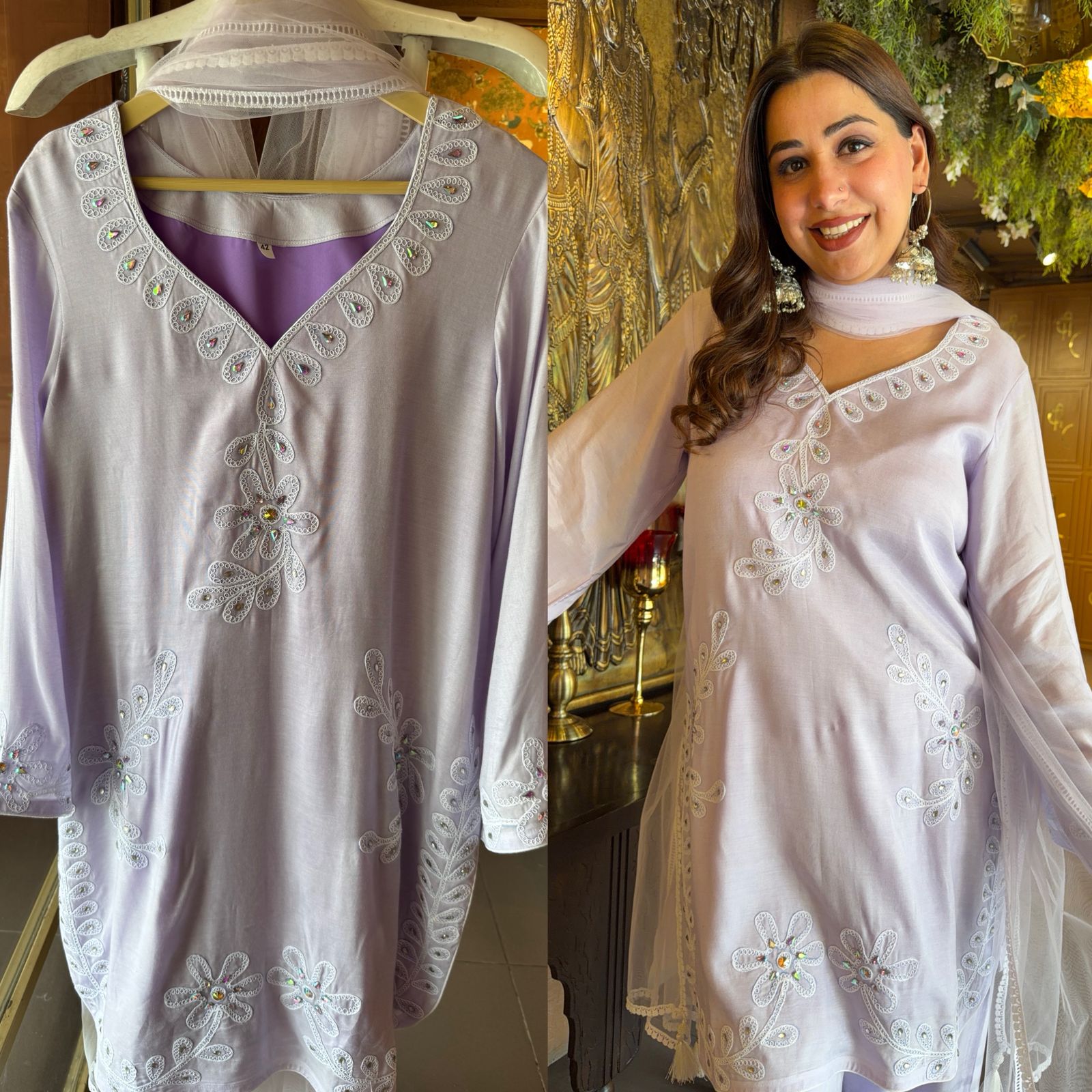 Embroidered Kurta Set