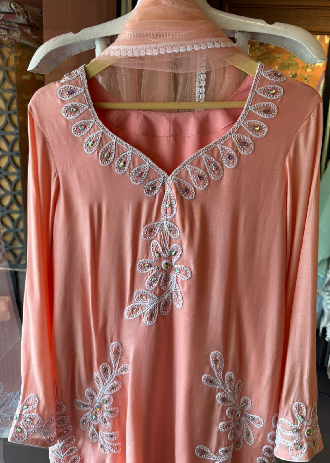 Dreamy pastel kurta set