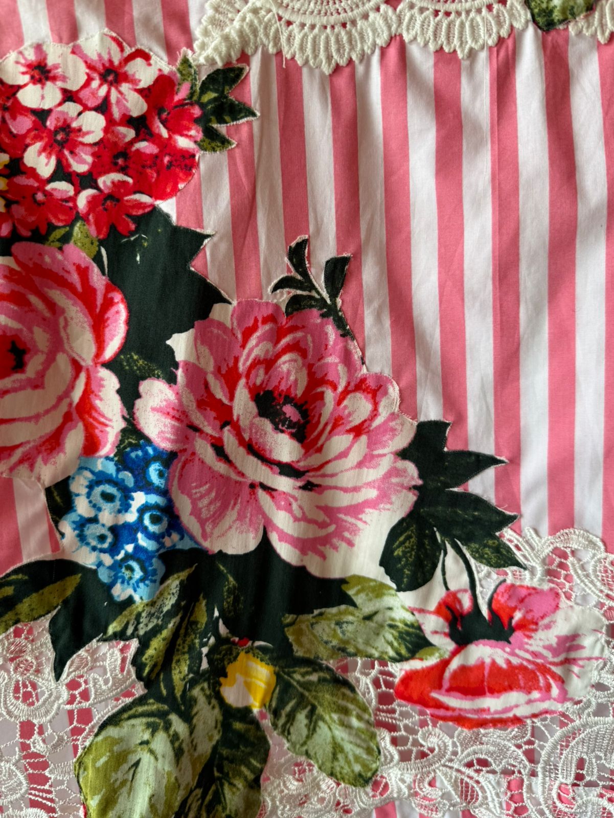 Pink striped Coord suit set