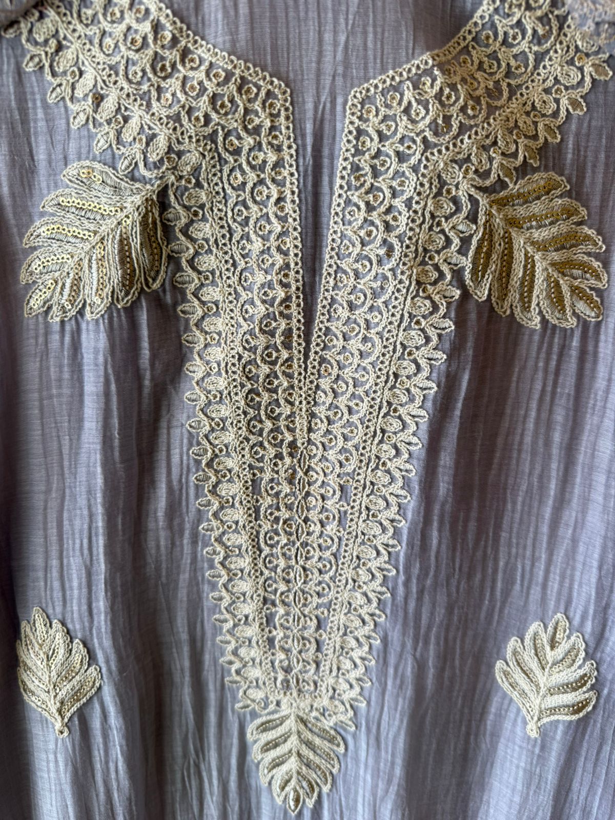 DESIGNER SUIT SET WITH CUTWORK