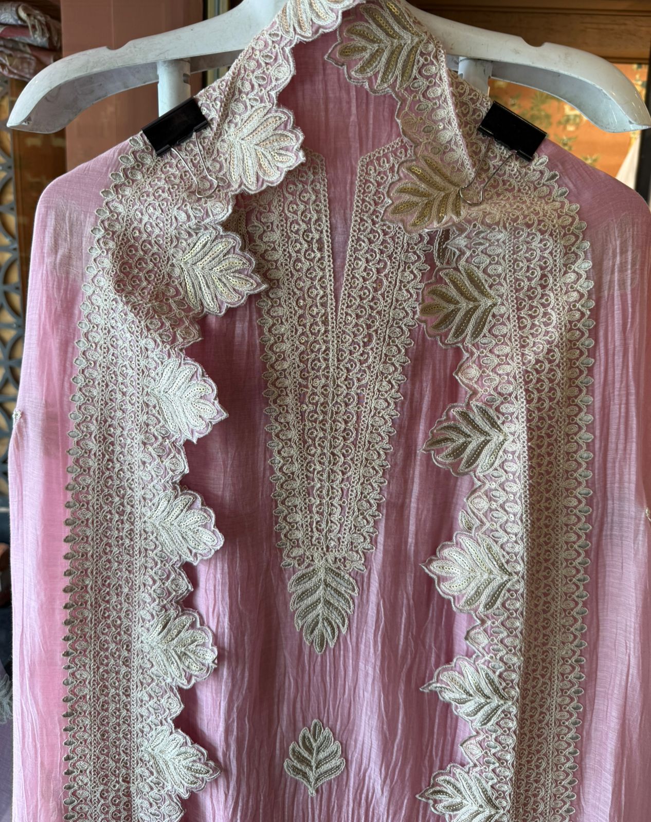 DESIGNER SUIT SET WITH CUTWORK