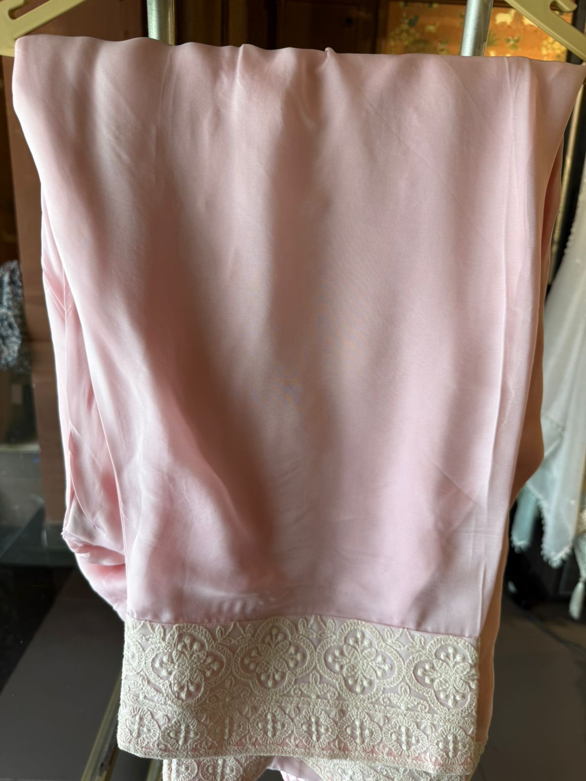 Dreamy blush pink kaftan set