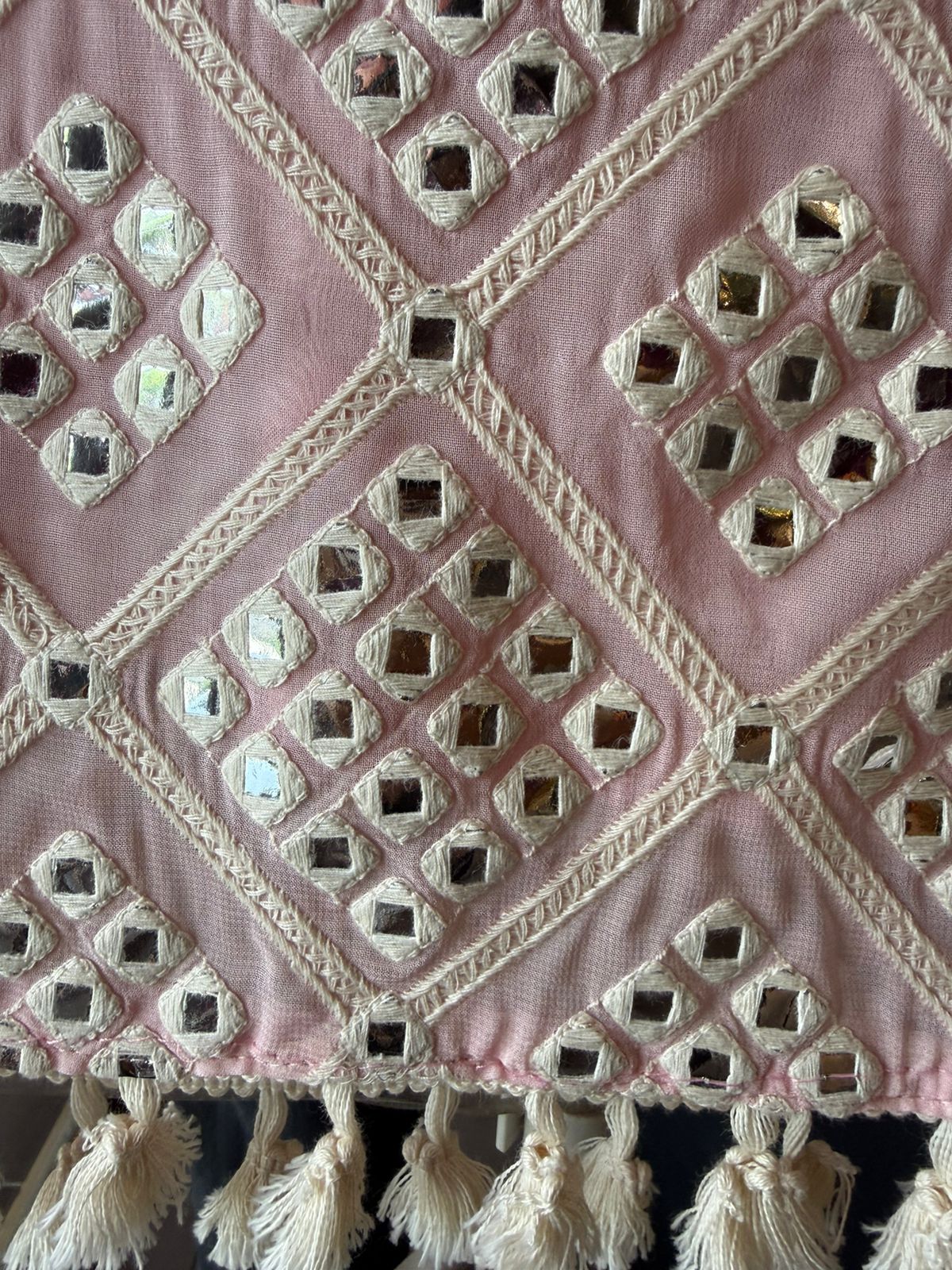 Dreamy blush pink kaftan set