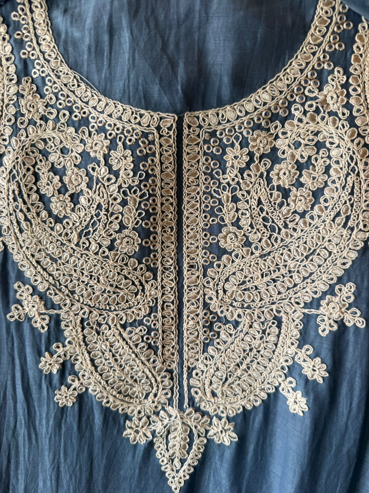 Mul cotton unstitched kurta
