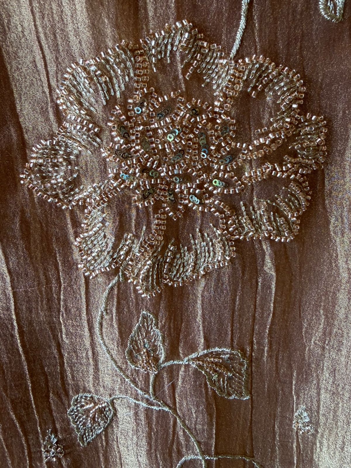 Floral Handwork unstitched Suit Set