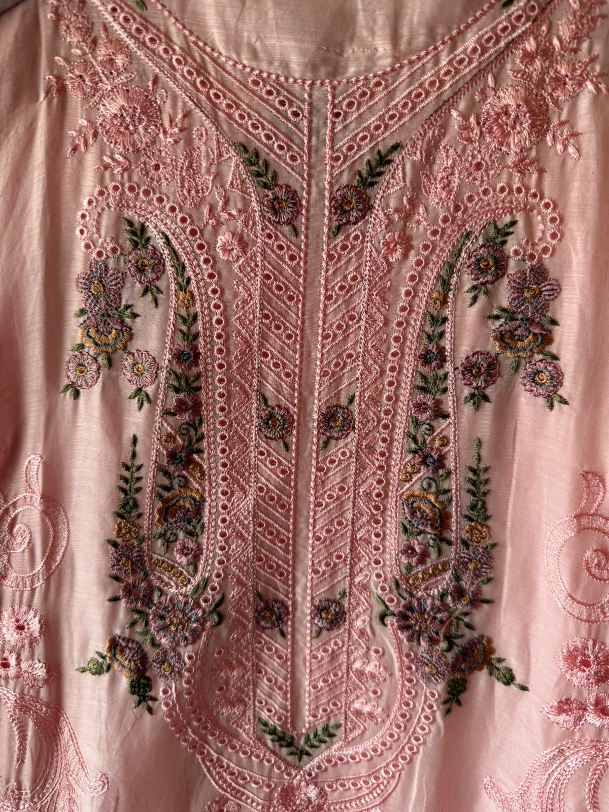 Mul Mul cotton Unstitched Suit set