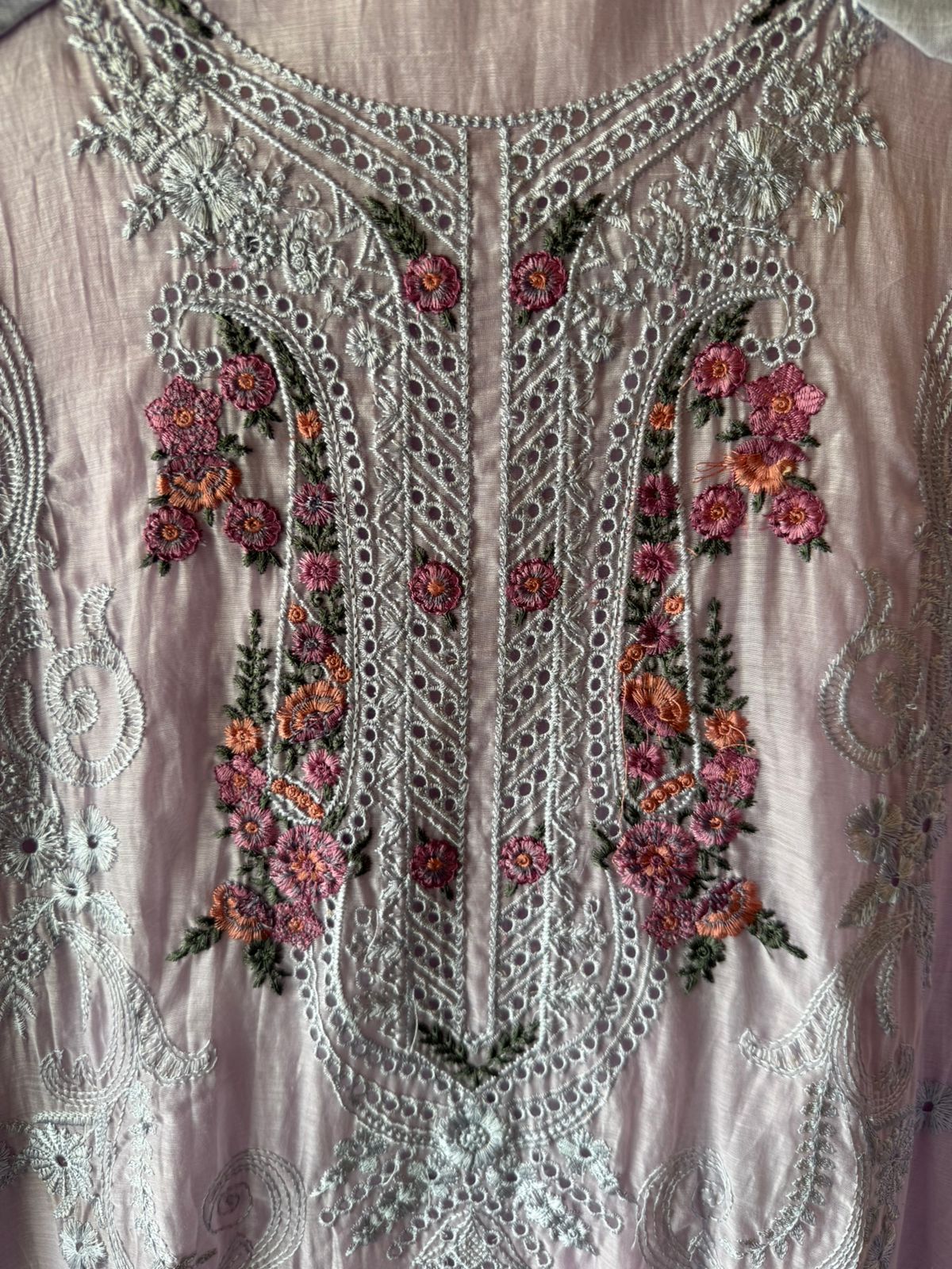 Mul Mul cotton Unstitched Suit set