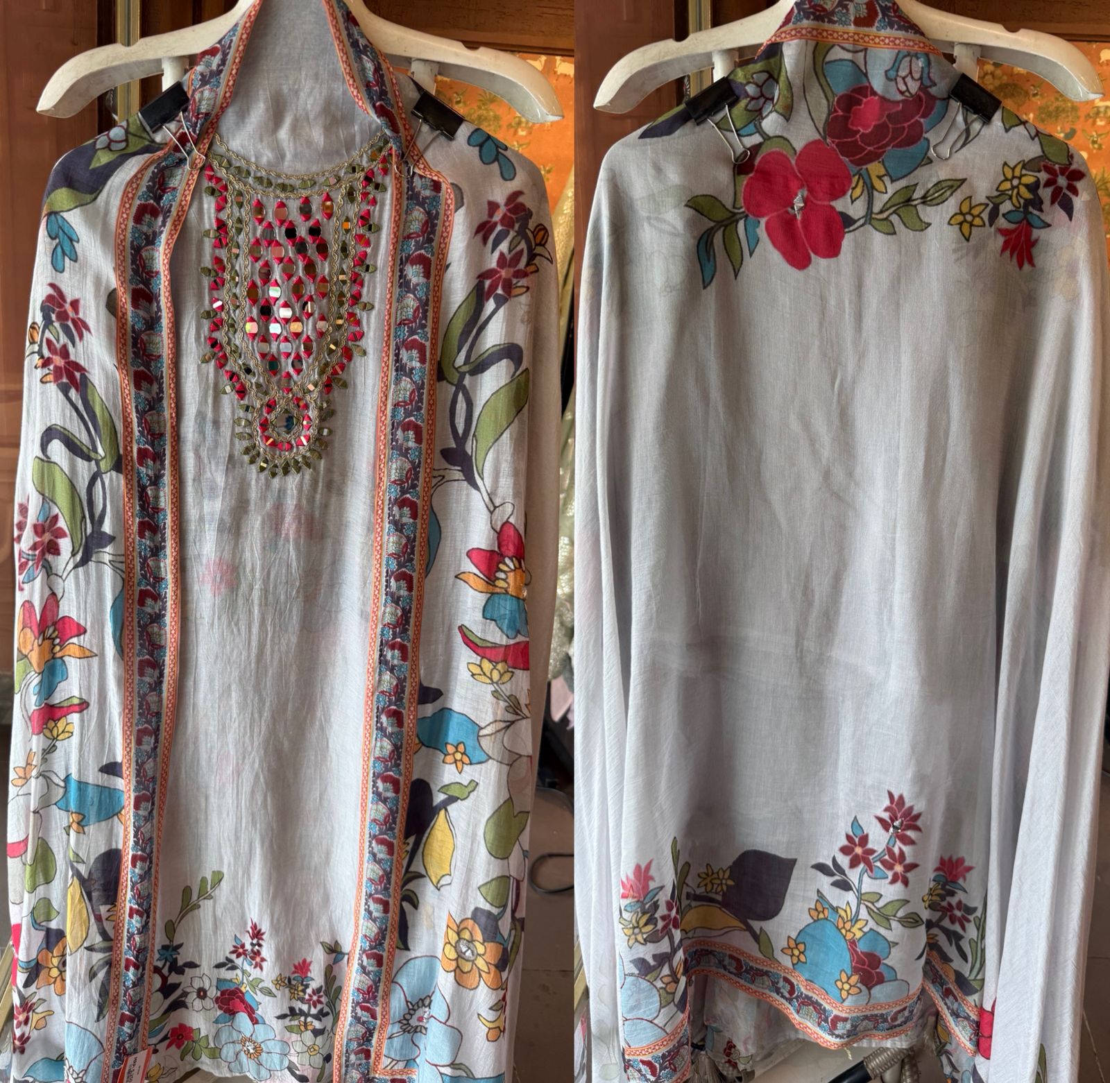 Graceful suit set On Mul cotton