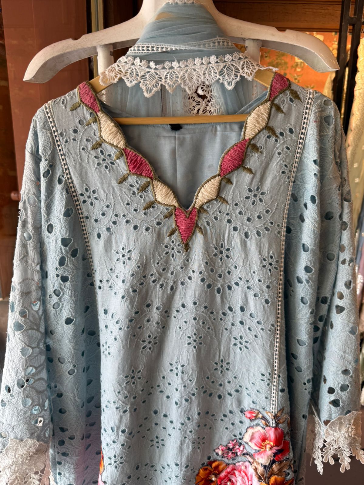 Hakuba chicken kurta set