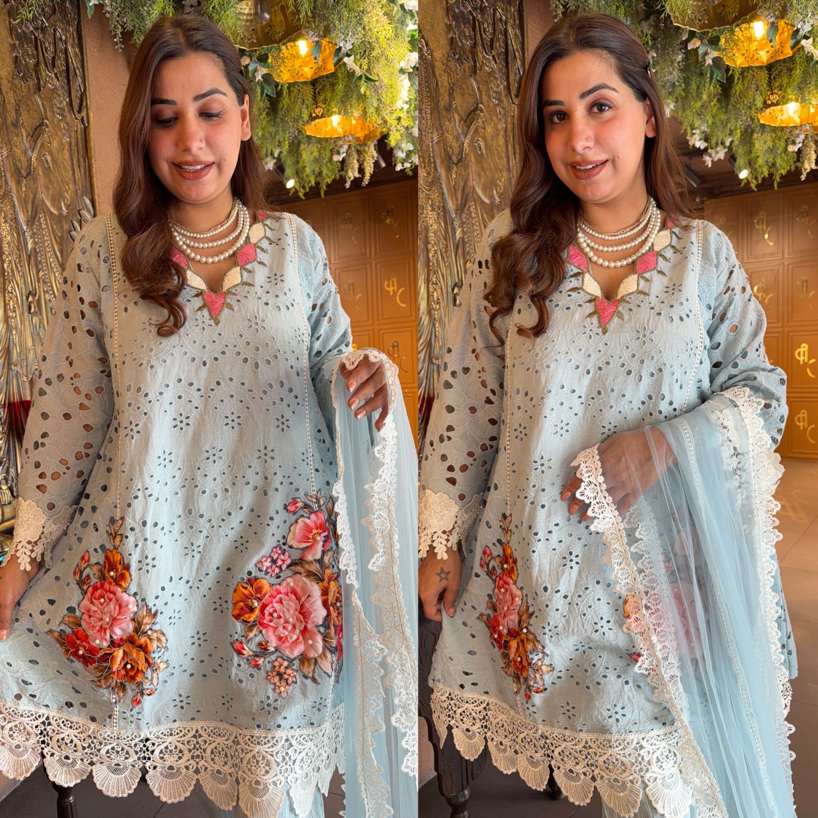 Hakuba chicken kurta set