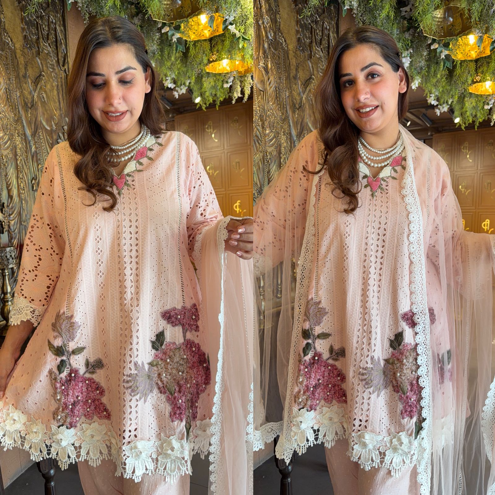 Hakuba chicken kurta set