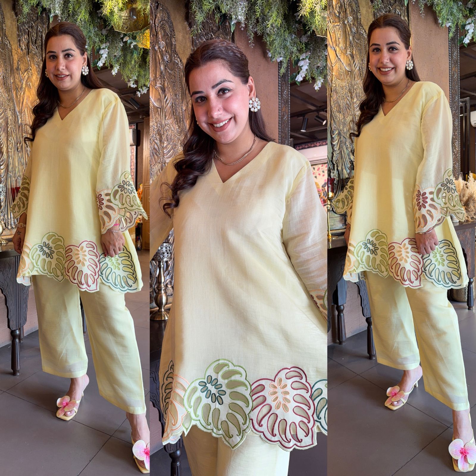 ⁠Mul cotton Coord set