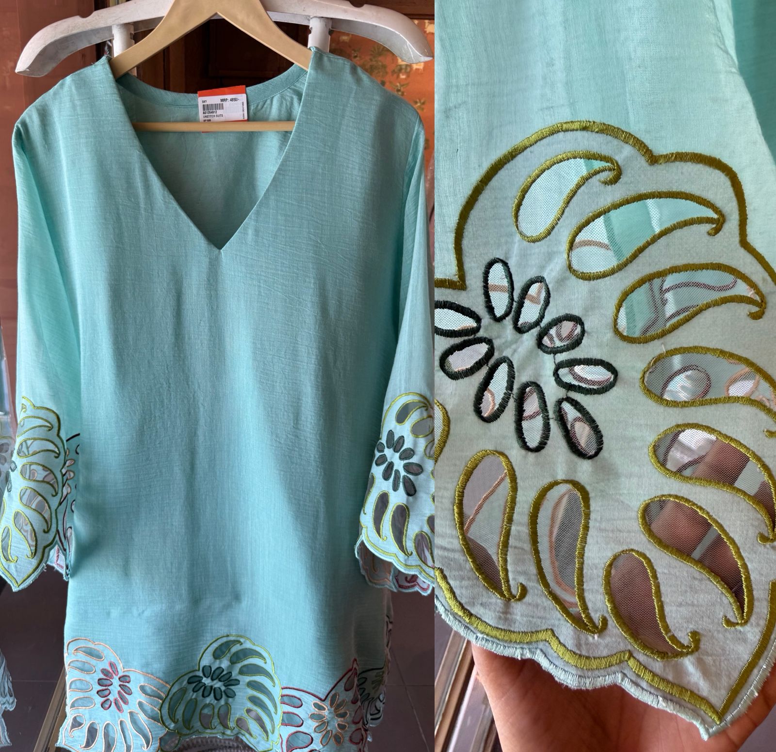 ⁠Mul cotton Coord set