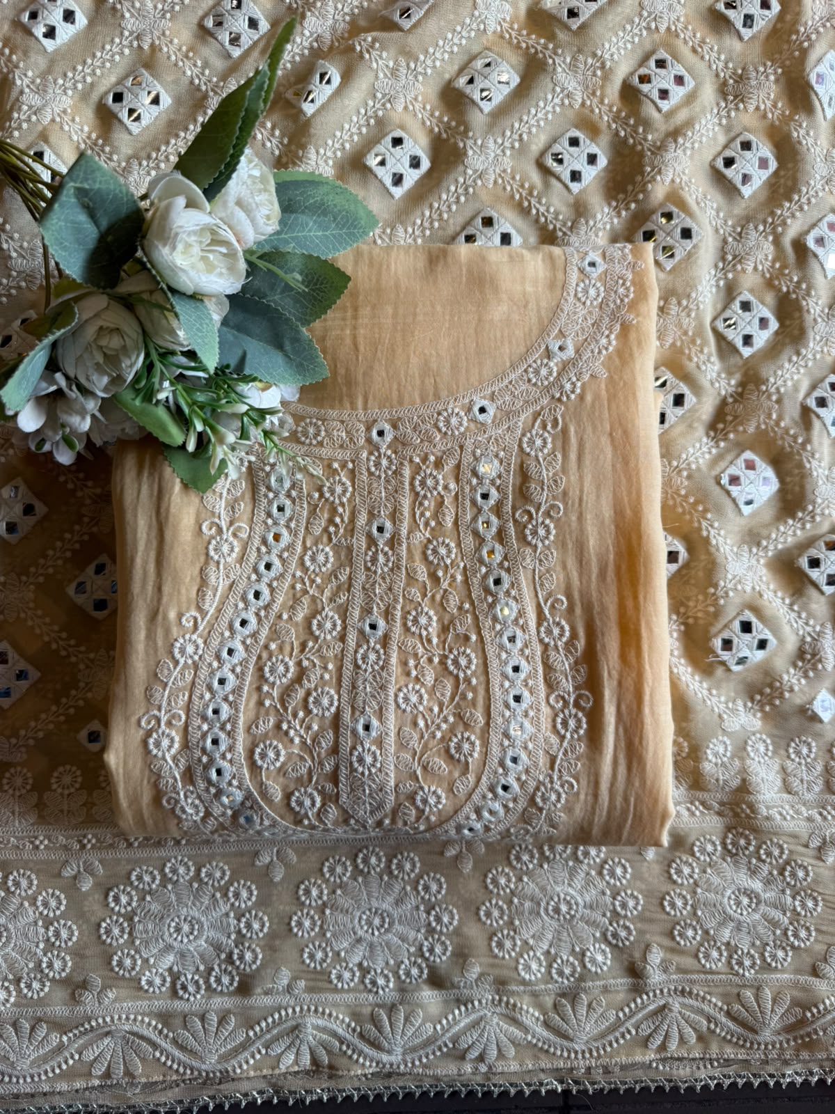Premium Mul unstitched suit