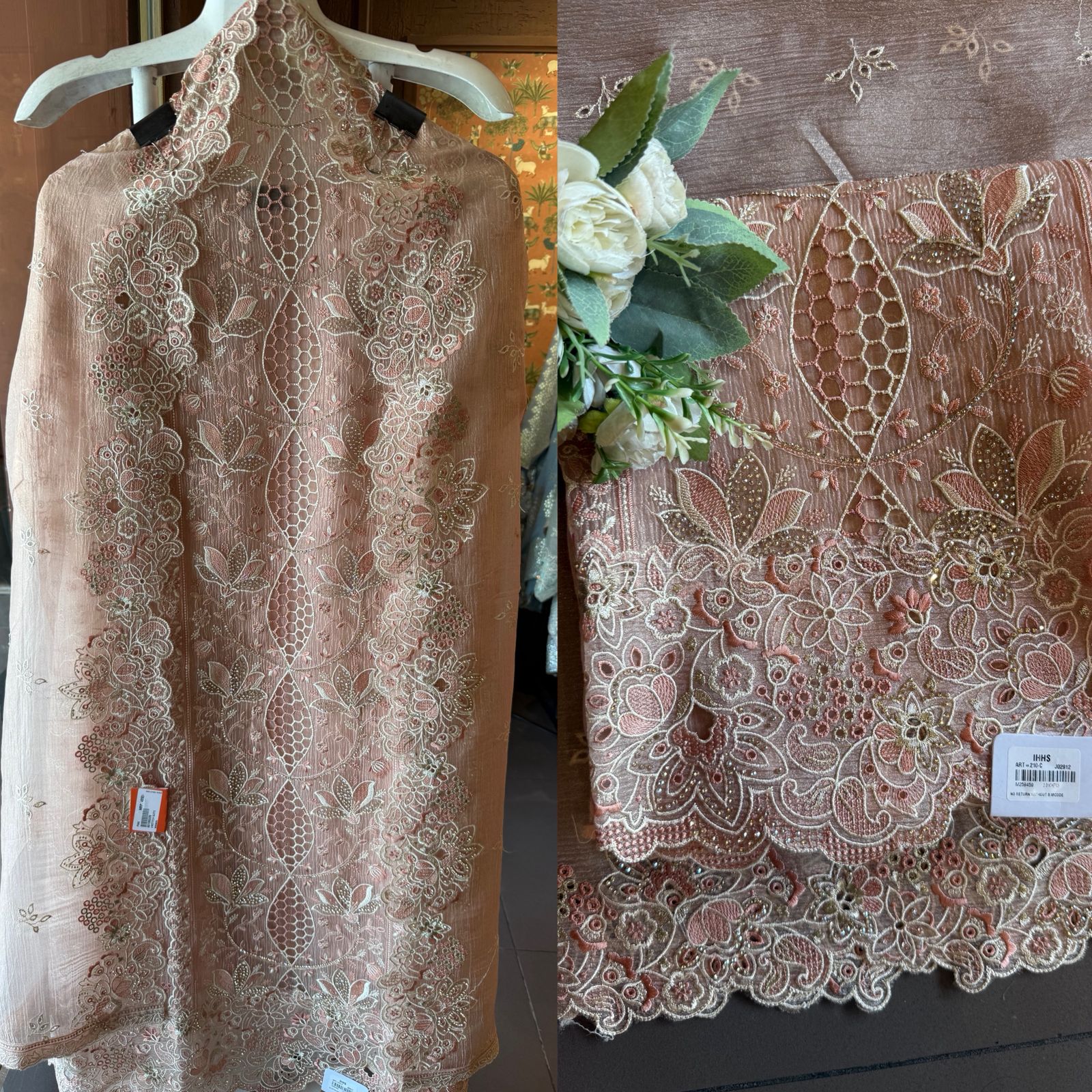 Designer Heavy Embroidered Pakistani Suit Set