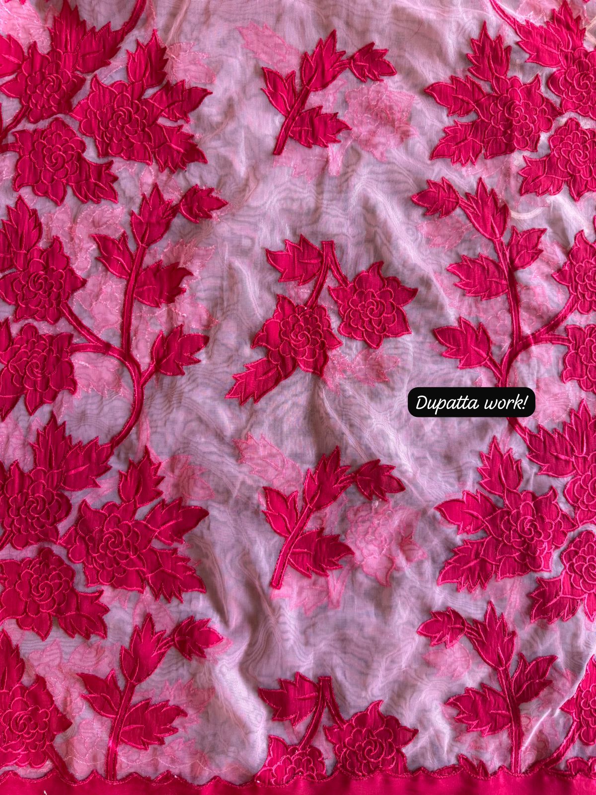 Soft organza unstitched Kurta