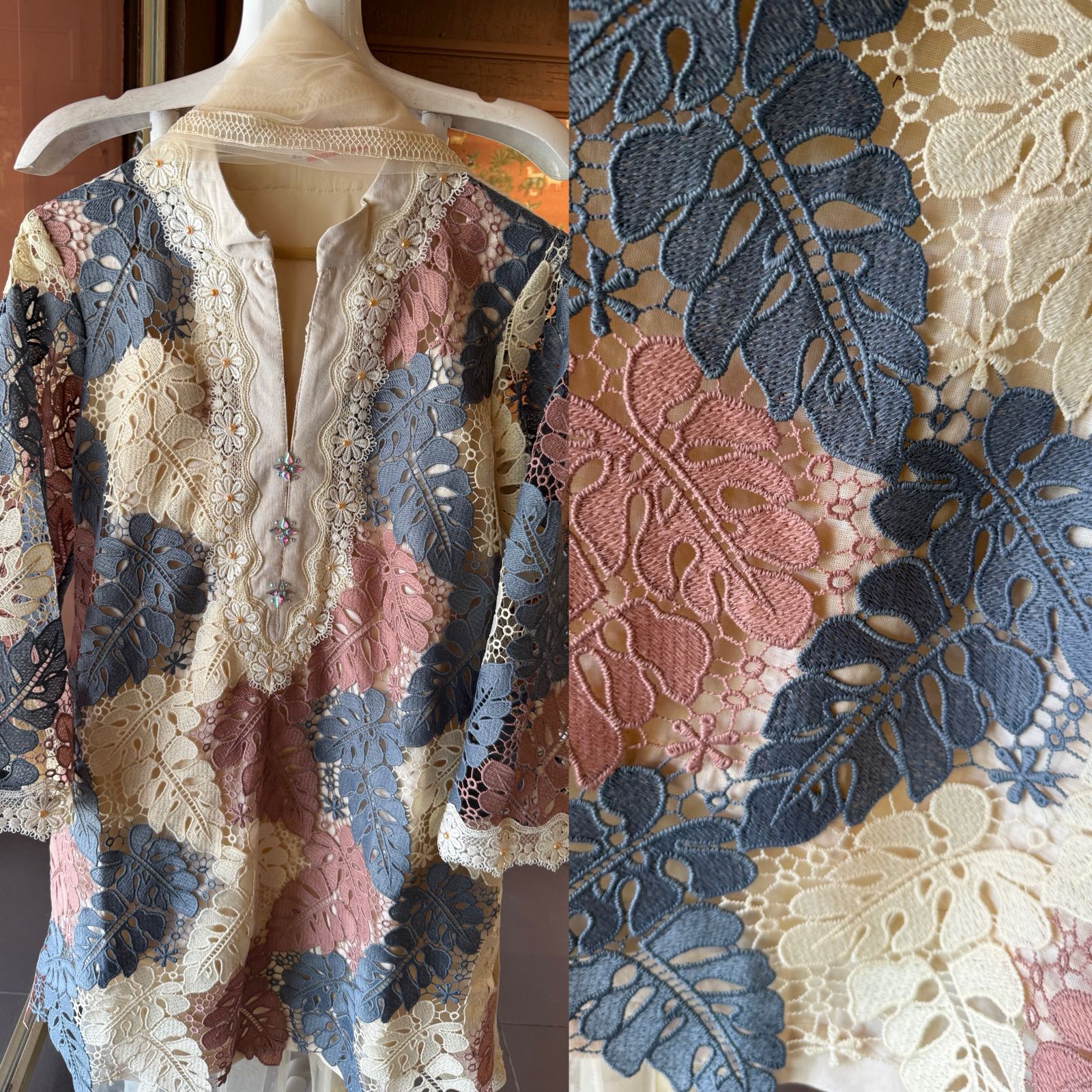 Premium pastel kurta