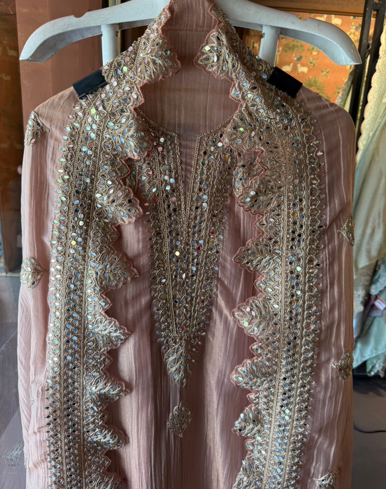 NEW DESIGNER SUIT SET WITH CUTWORK