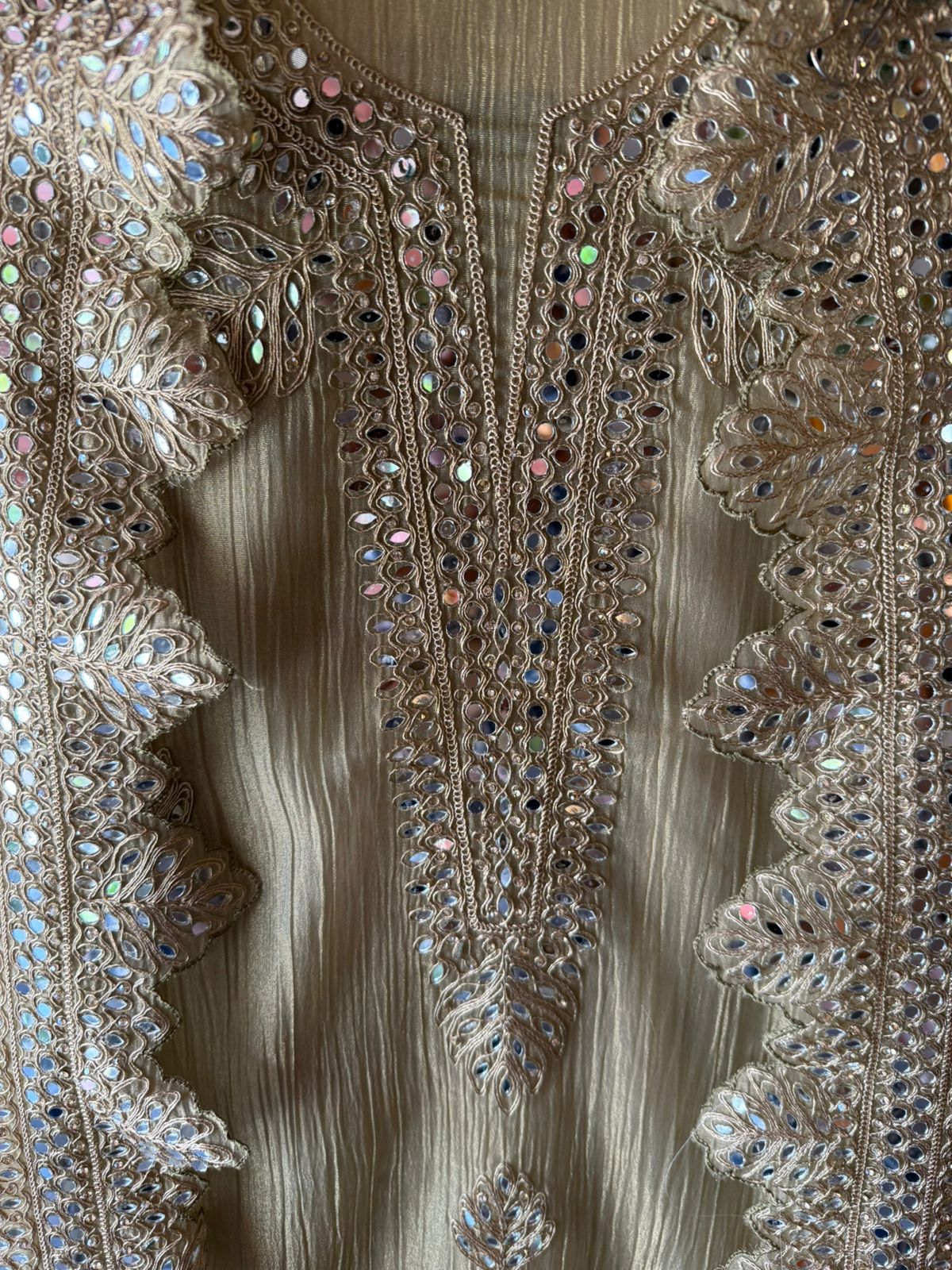 NEW DESIGNER SUIT SET WITH CUTWORK