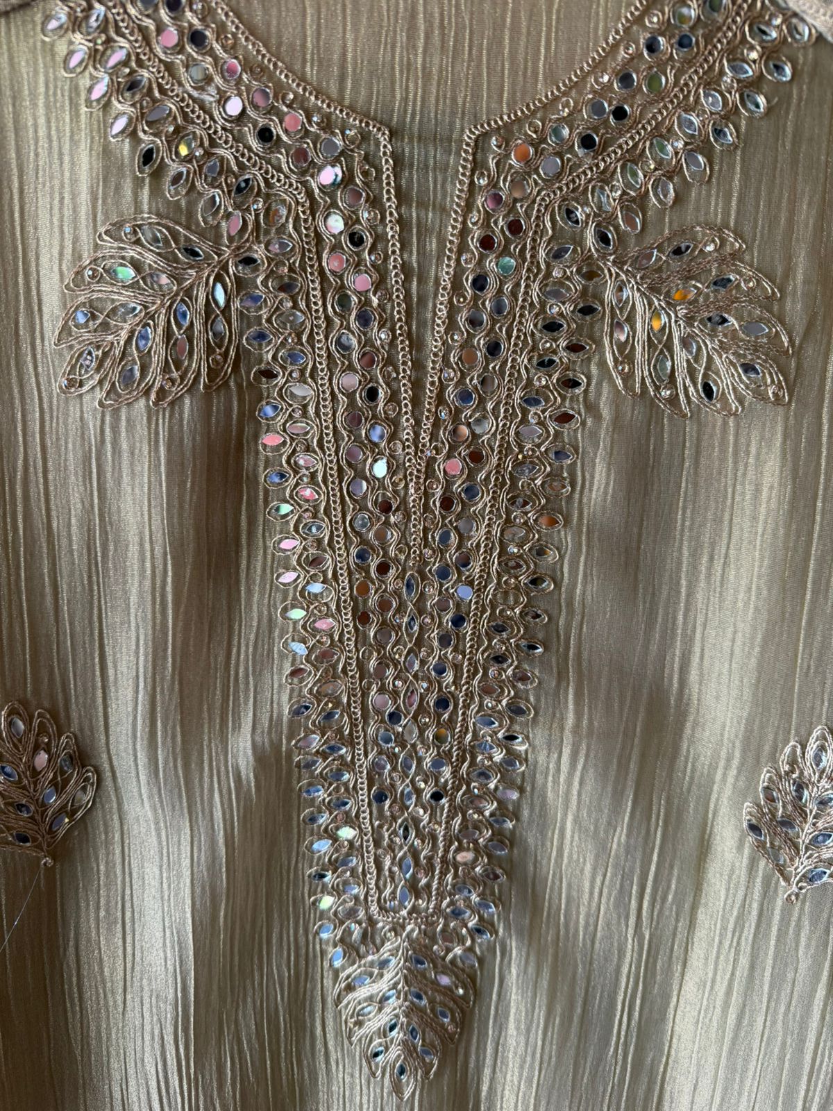 NEW DESIGNER SUIT SET WITH CUTWORK