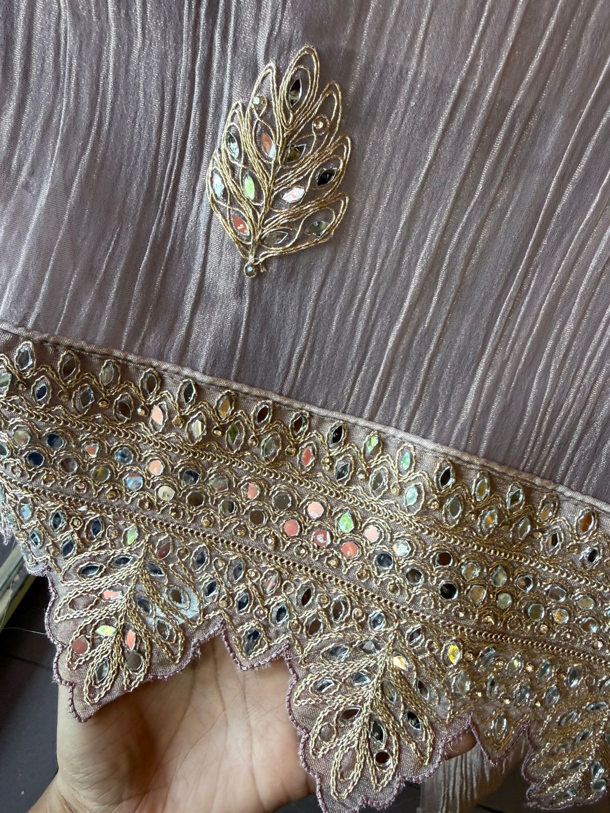 NEW DESIGNER SUIT SET WITH CUTWORK