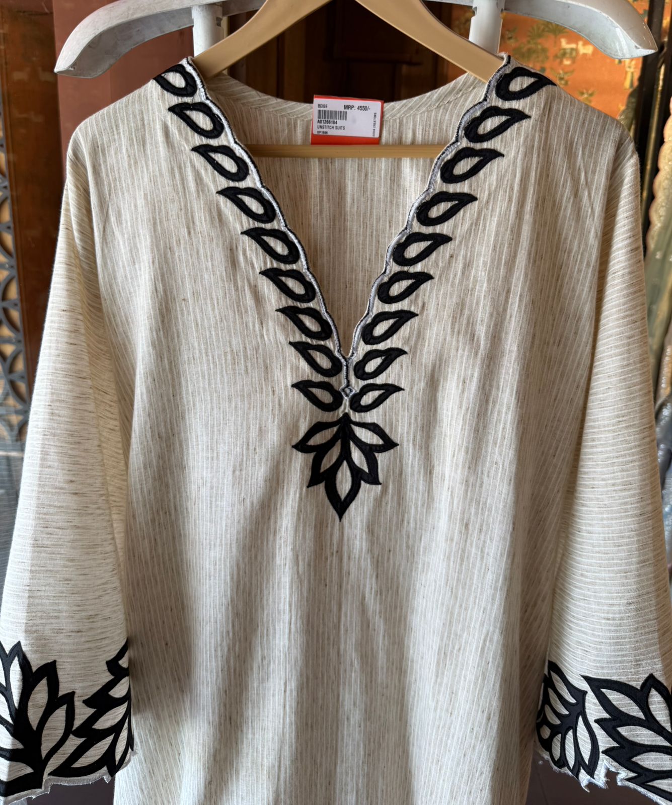 Two-piece co-ord set with matching sling bag