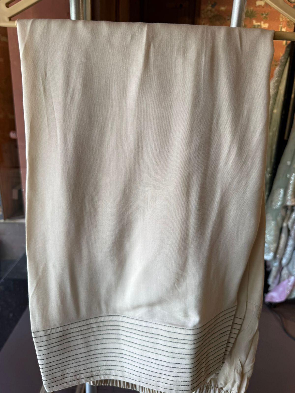 Two-piece co-ord set with matching sling bag