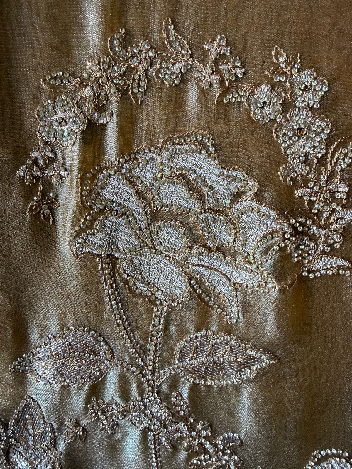 Heavily embellished fabric Suit