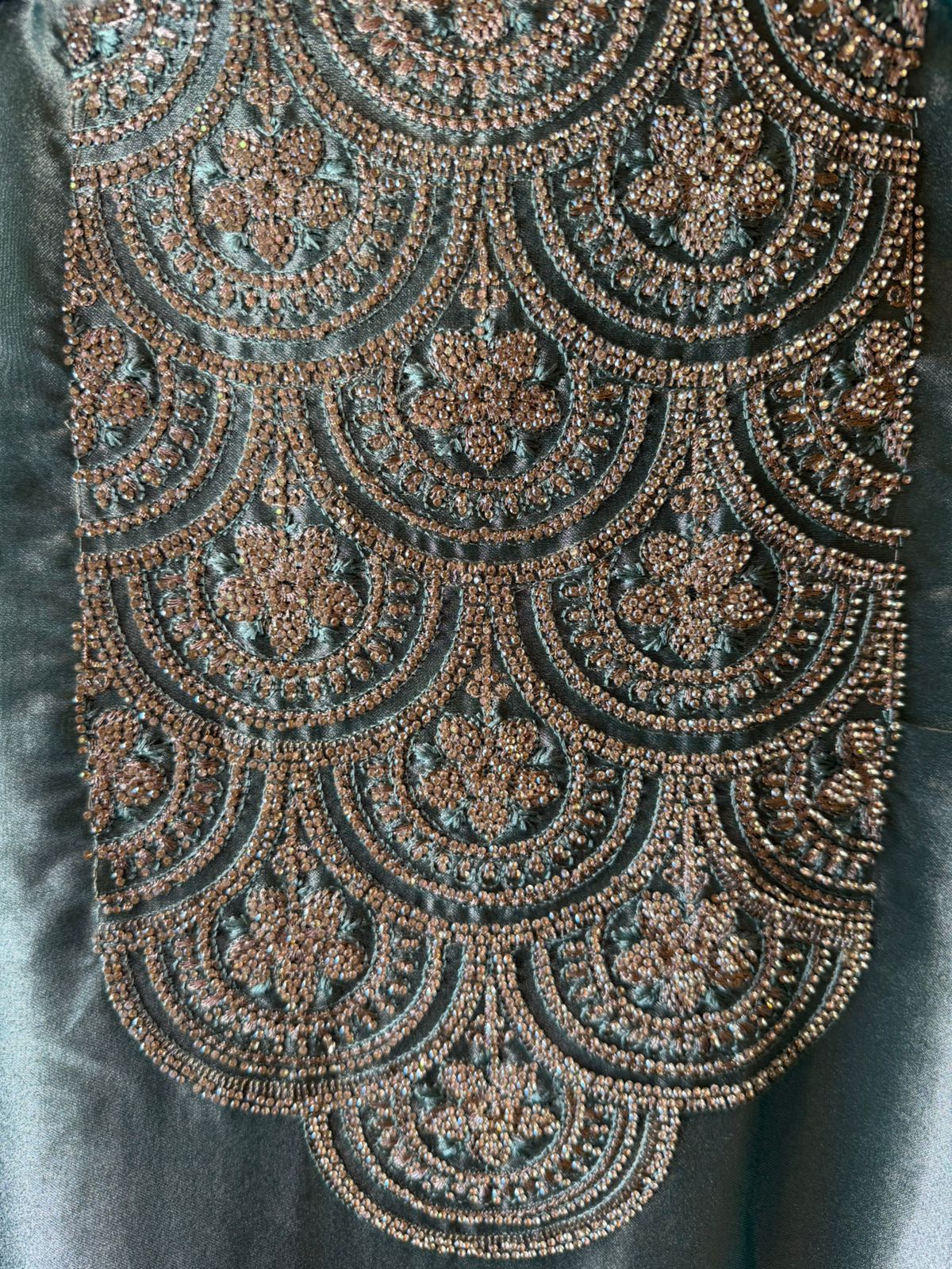 Heavily embellished fabric Suit