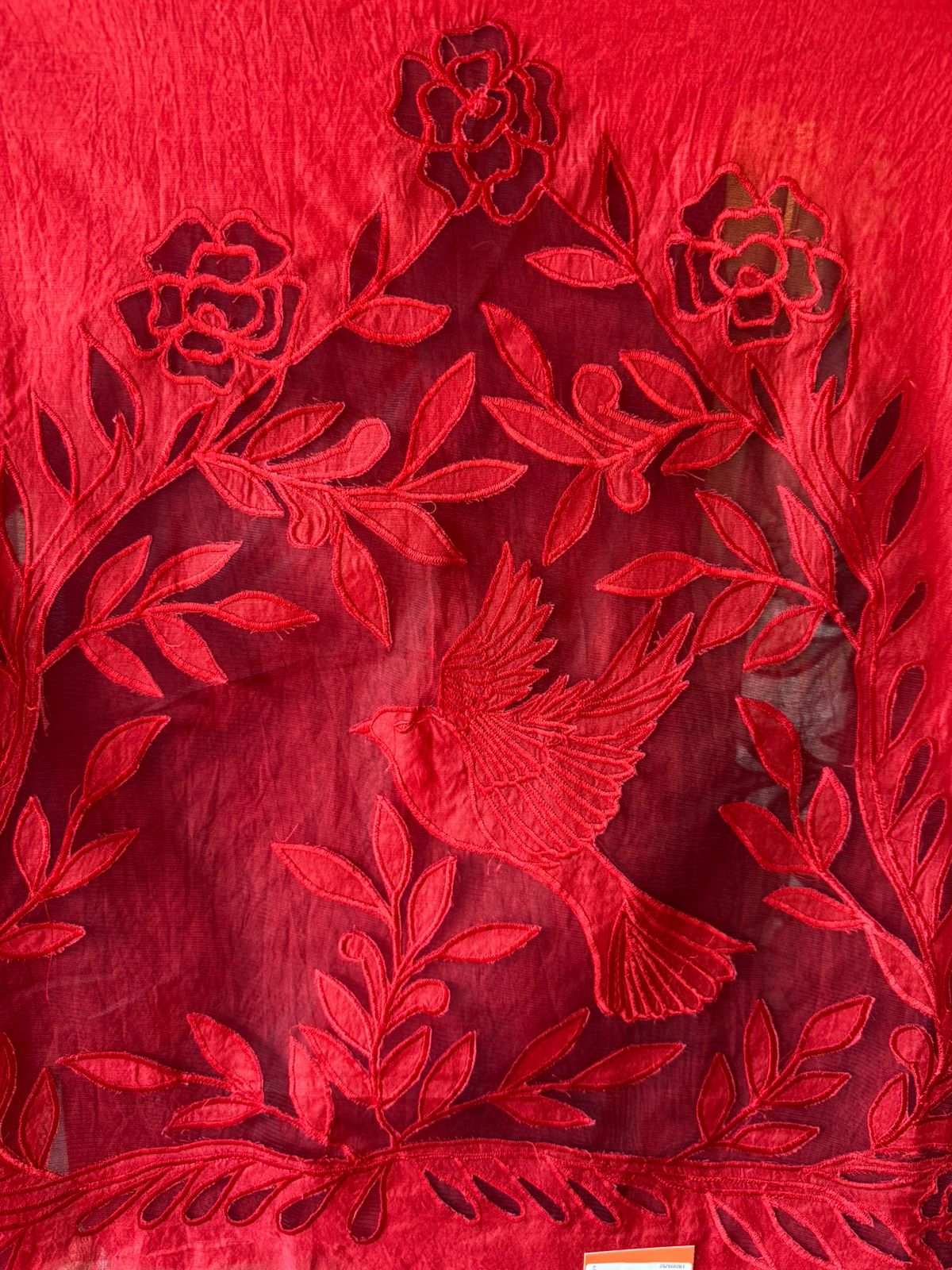 Designer Suit set With appliqué cutwork