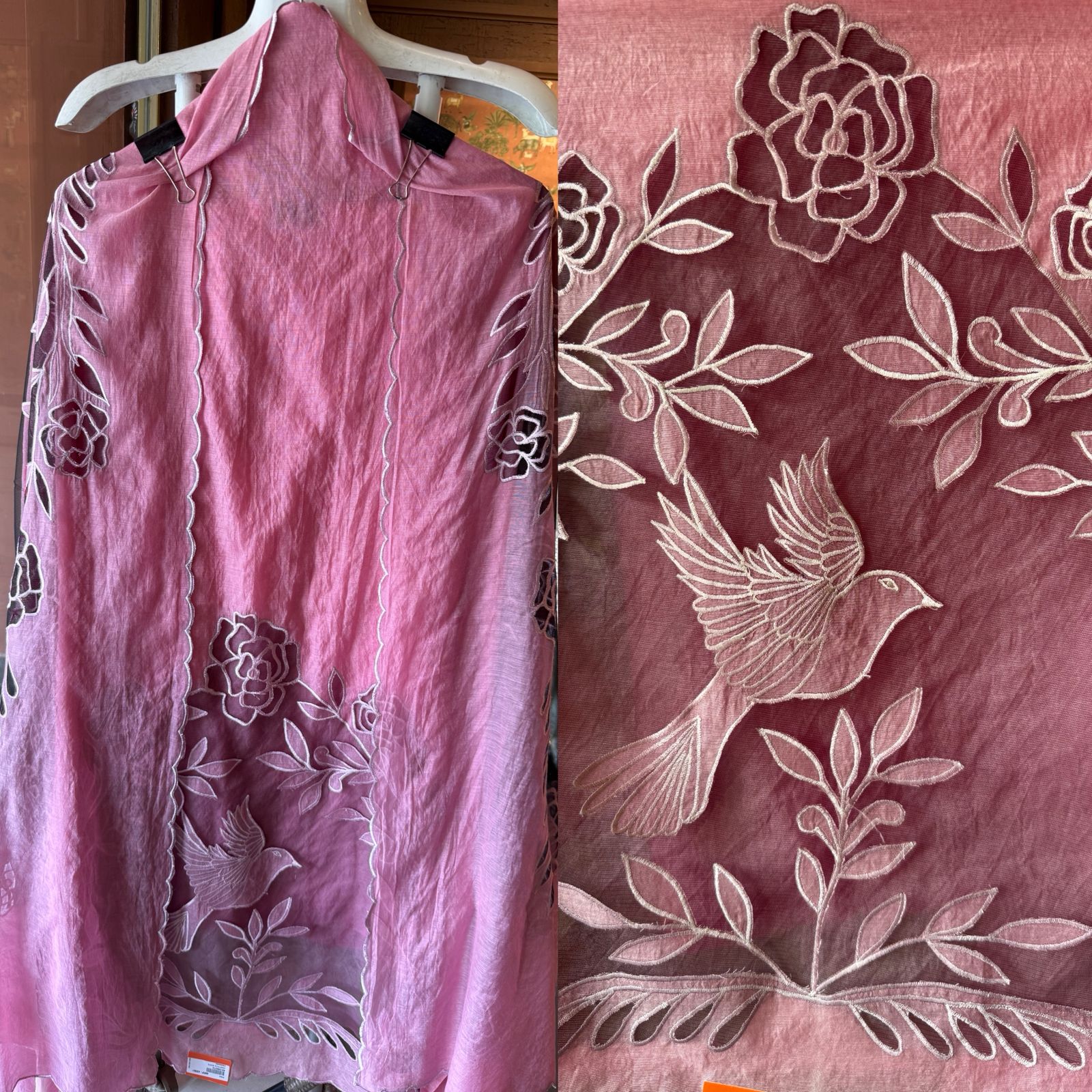 Designer Suit set With appliqué cutwork