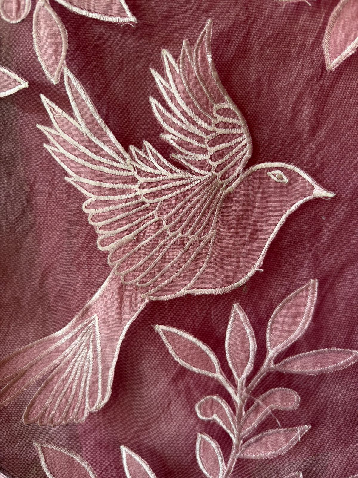 Designer Suit set With appliqué cutwork