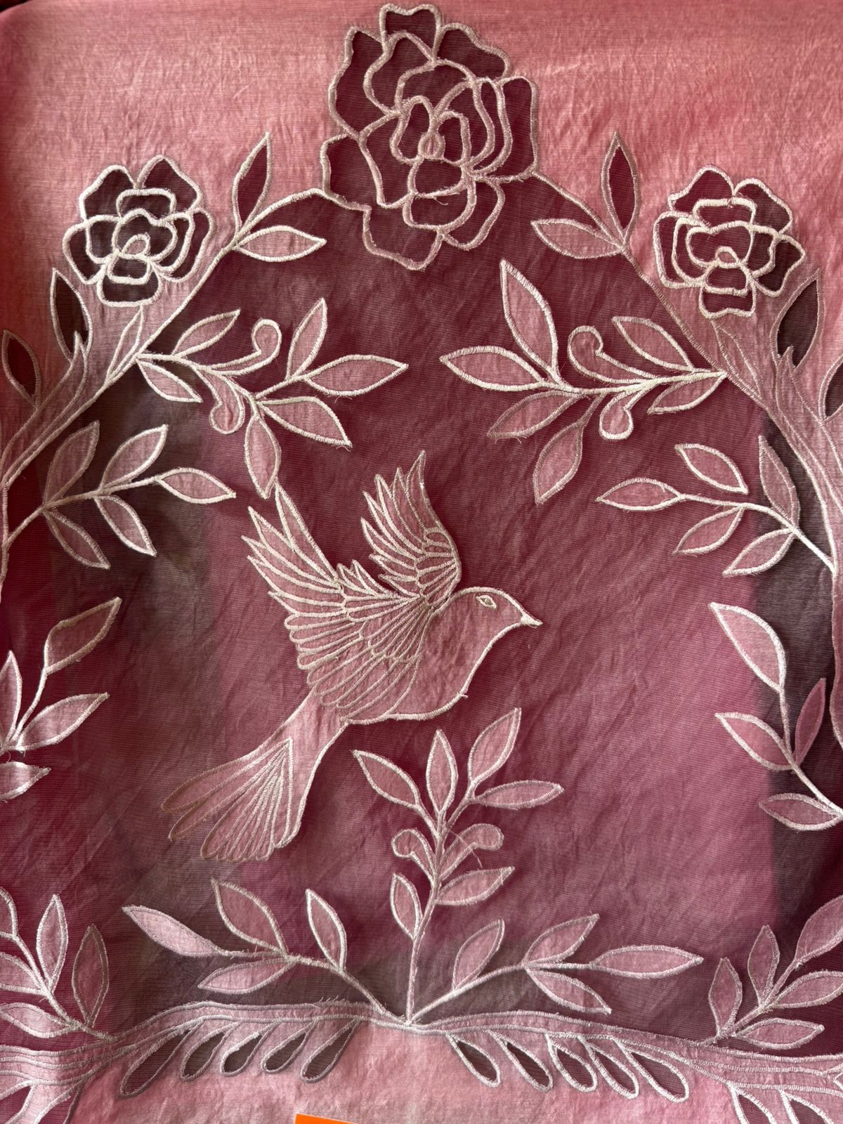 Designer Suit set With appliqué cutwork