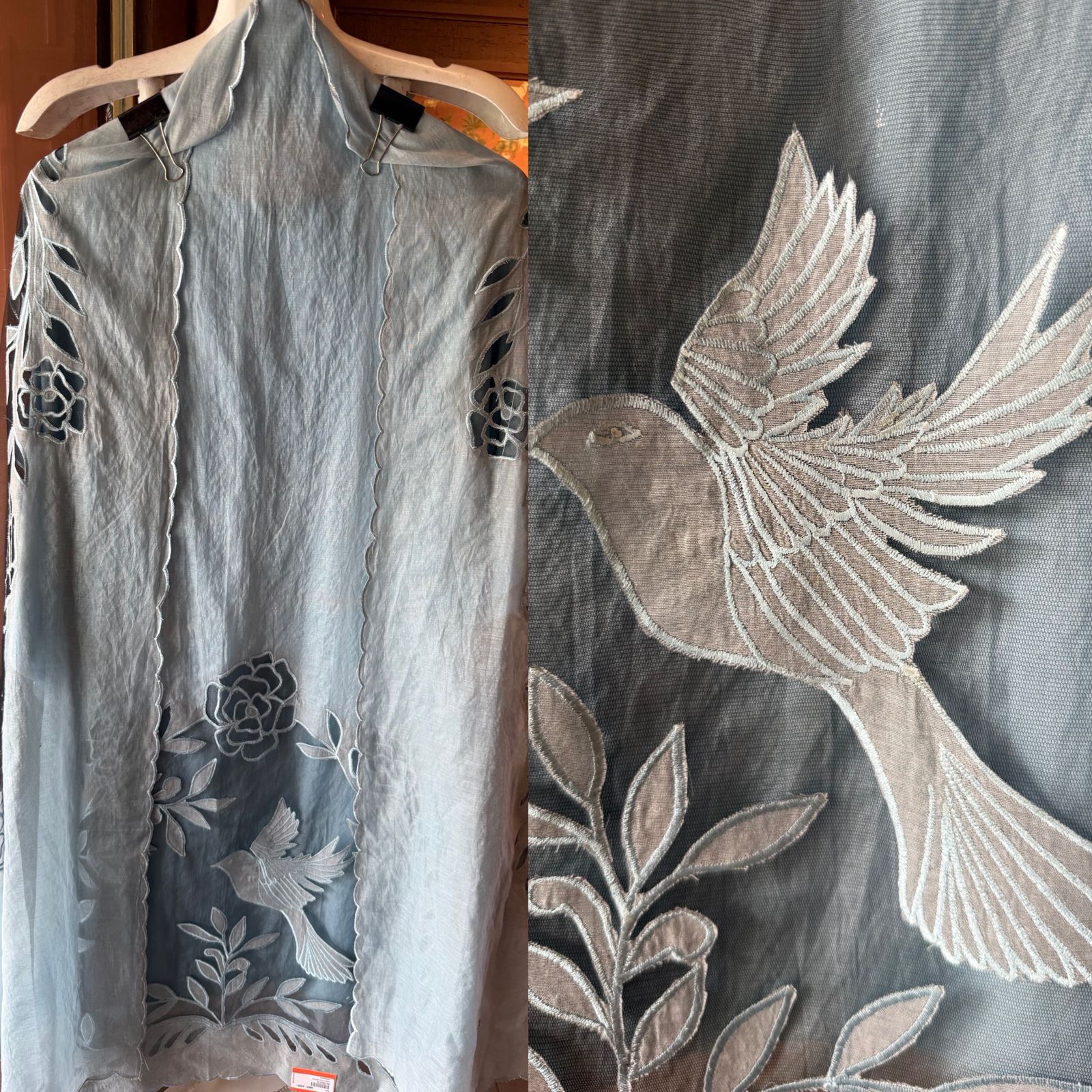 Designer Suit set With appliqué cutwork