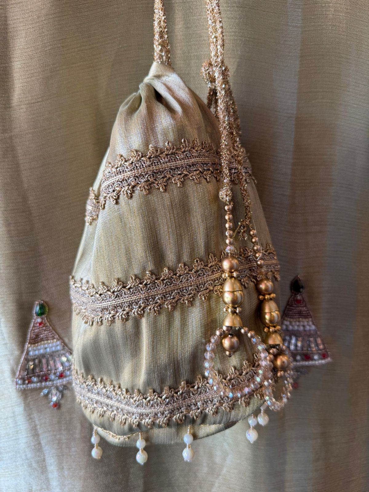 Jewel Embellished Long dress on giraffe tissue