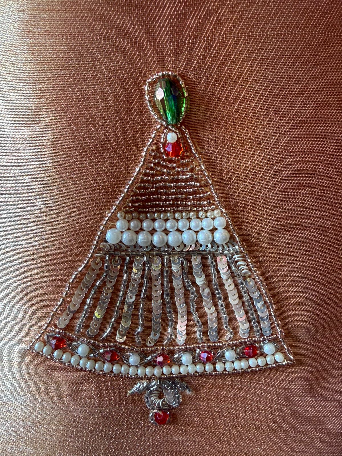 Jewel Embellished Long dress on giraffe tissue