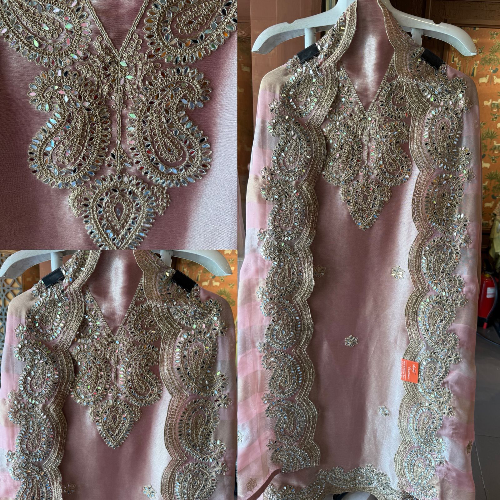 Giraffe Tissue Unstitched Suit
