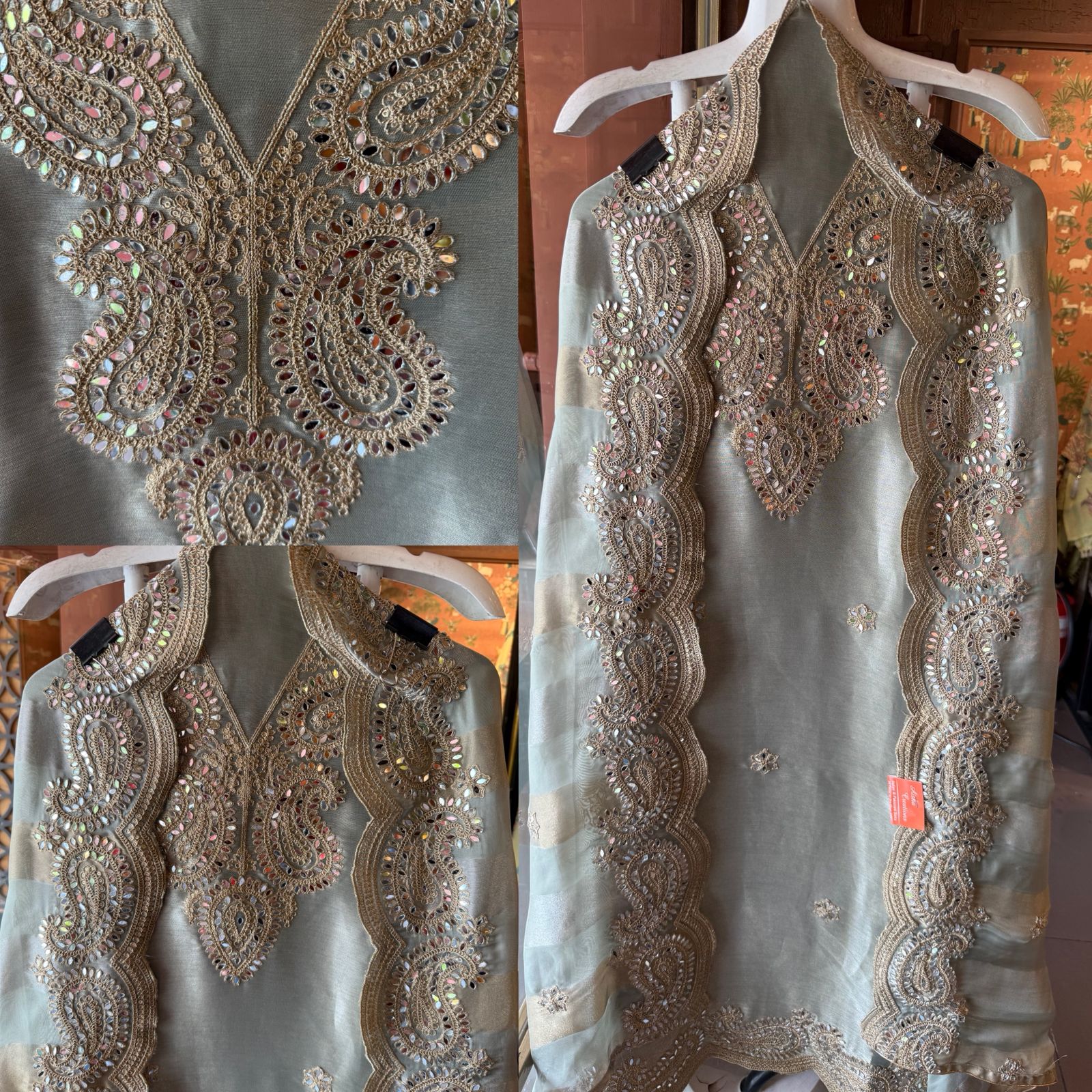 Giraffe Tissue Unstitched Suit
